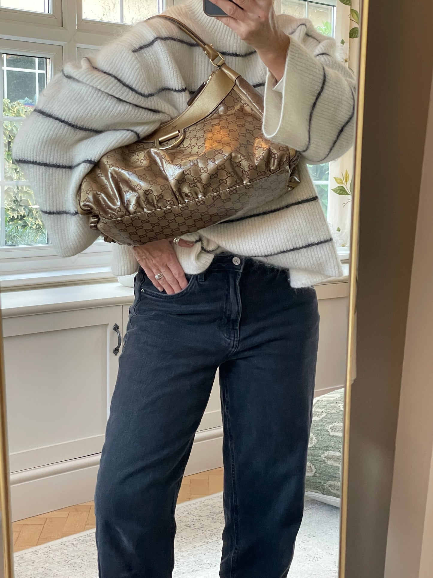 Preloved Gucci D-Ring Shoulder Bag