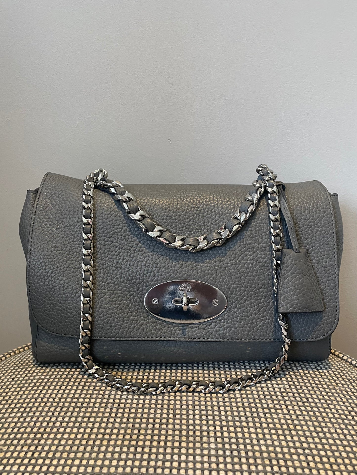 Preloved Mulberry Lily Top Handle Shoulder Bag