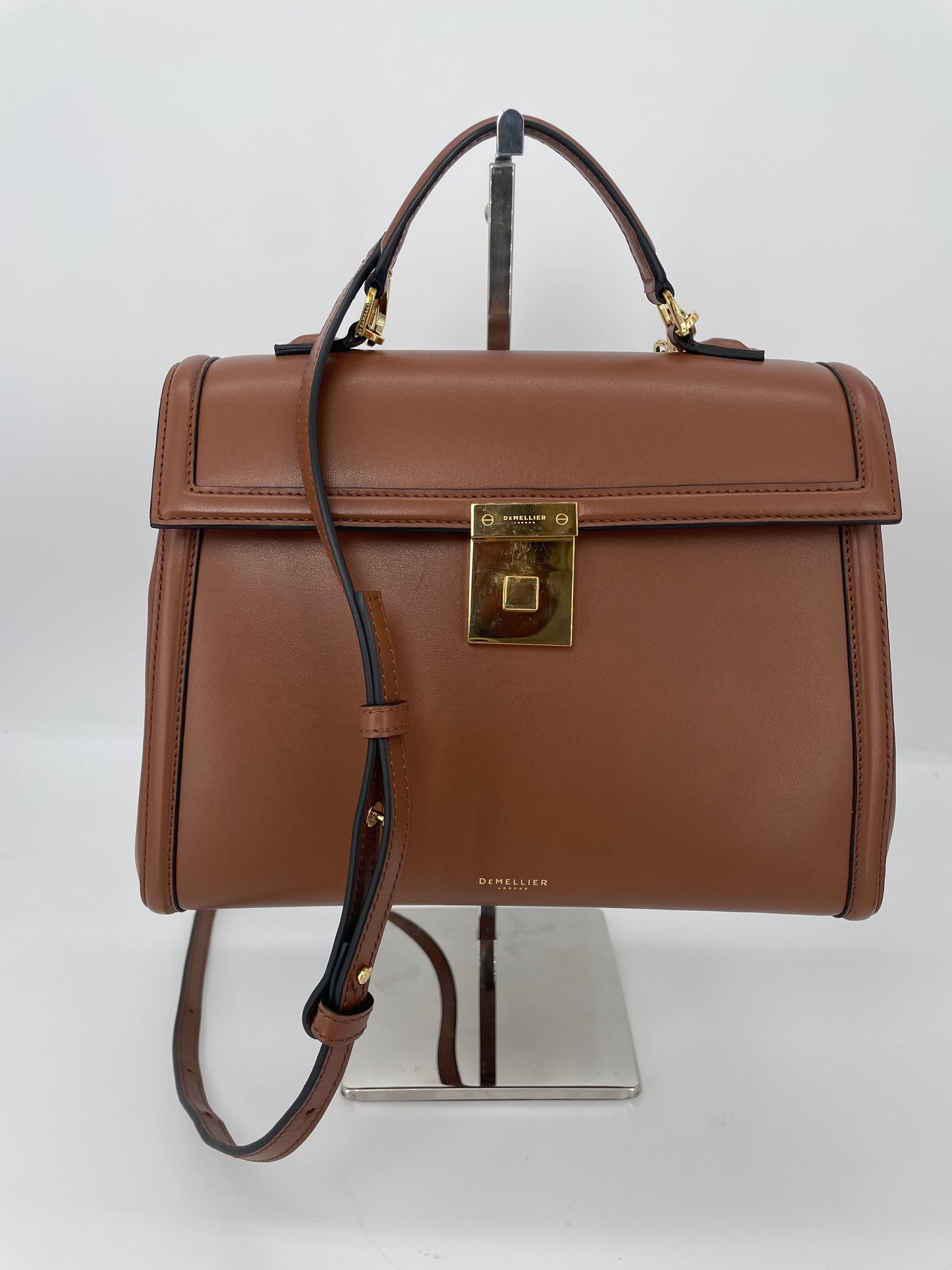 Preloved DeMellier Paris Top Handle Satchel Bag, Midi