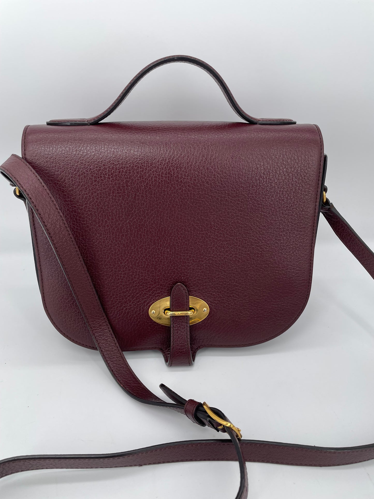 Preloved Mulberry Tenby Satchel Bag, Large