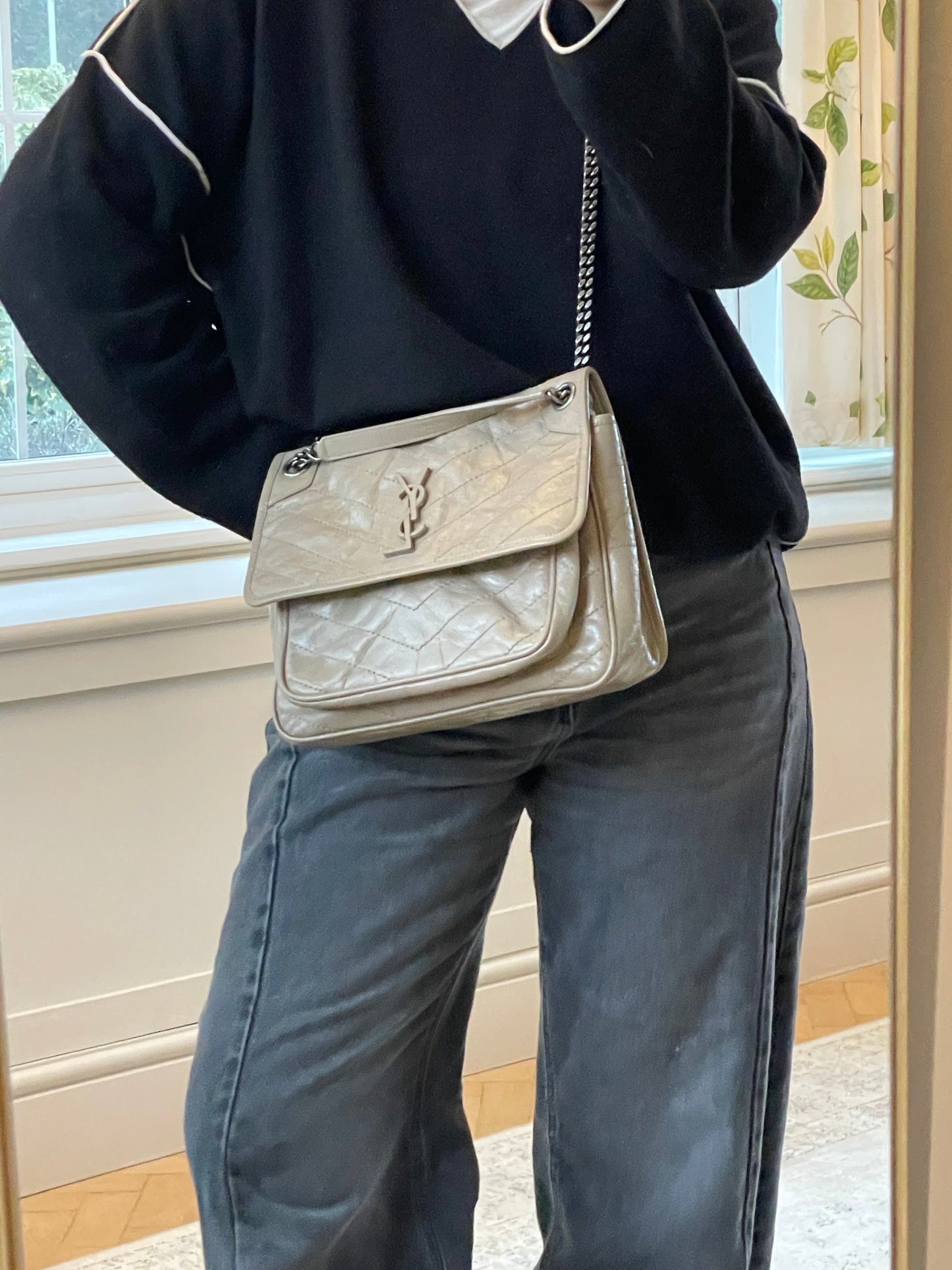 Preloved Saint Laurent Niki Shoulder Bag, Medium