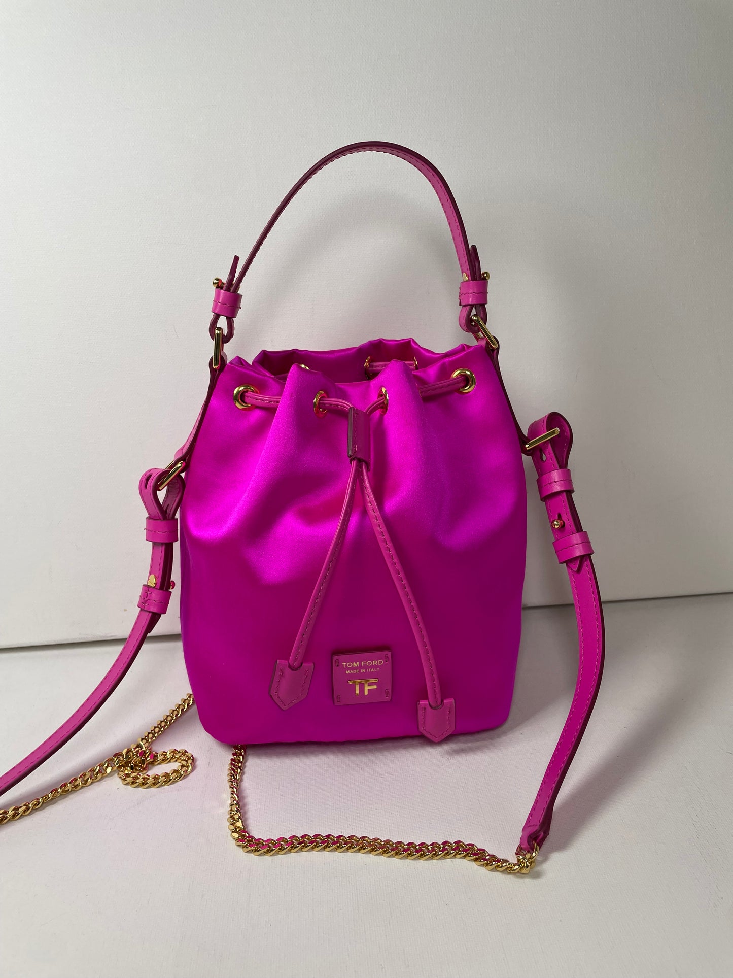 Preloved Tom Ford Disco Two Way Bucket Bag, Small