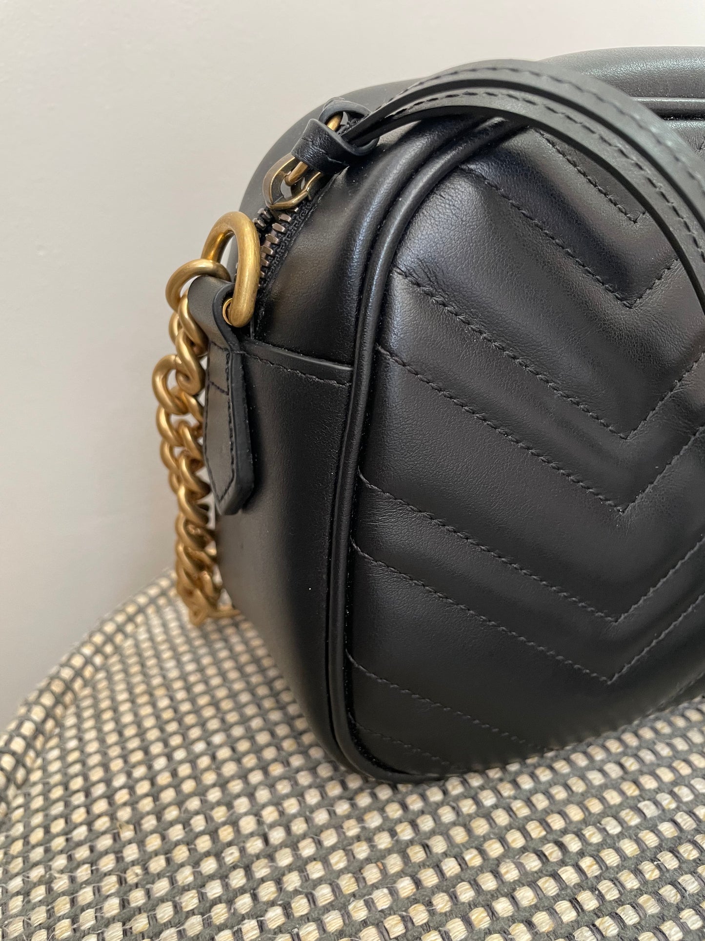 Preloved Gucci Marmont Shoulder Bag, Small