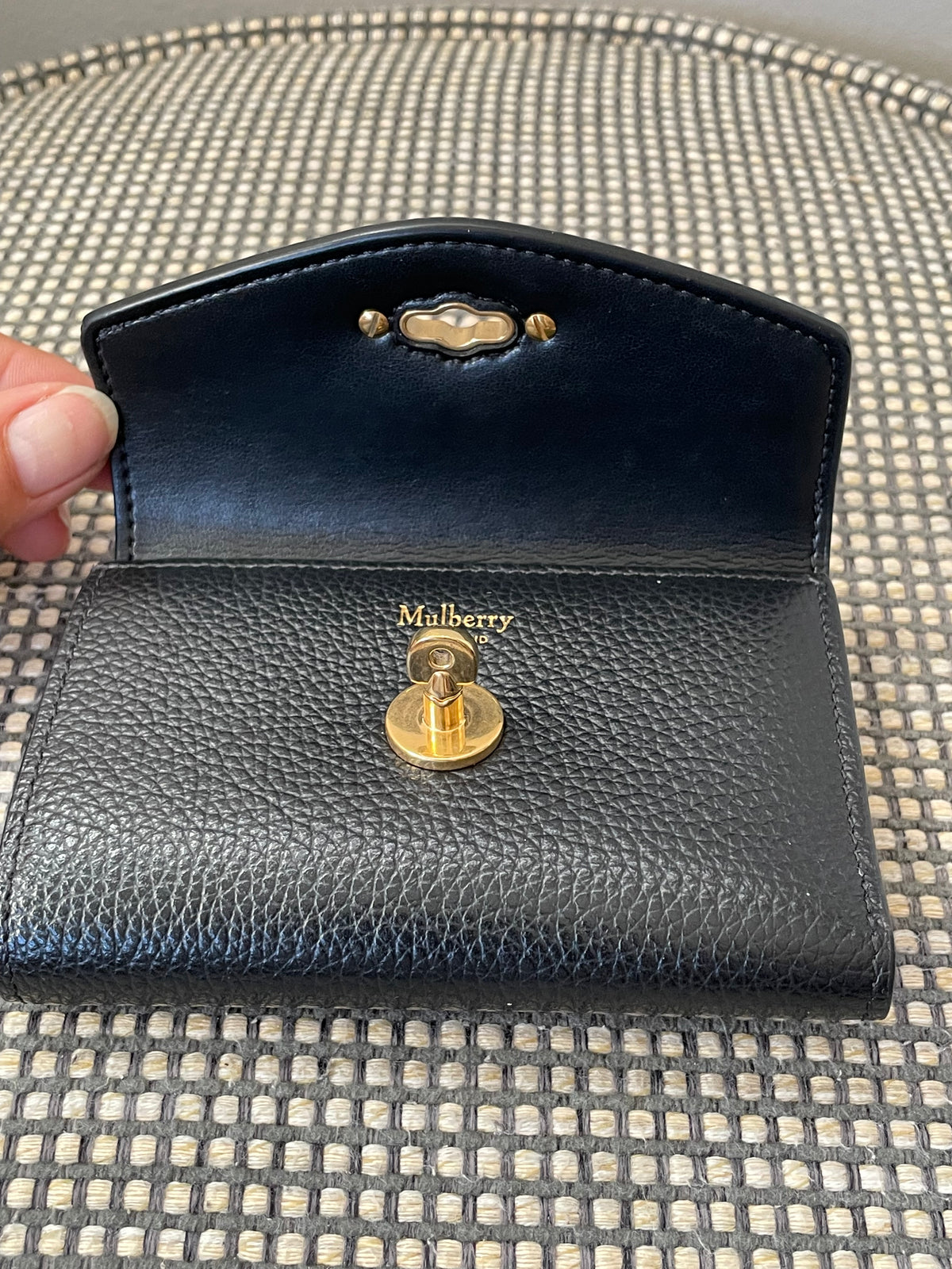 Preloved Mulberry Darley Folded Multi Wallet