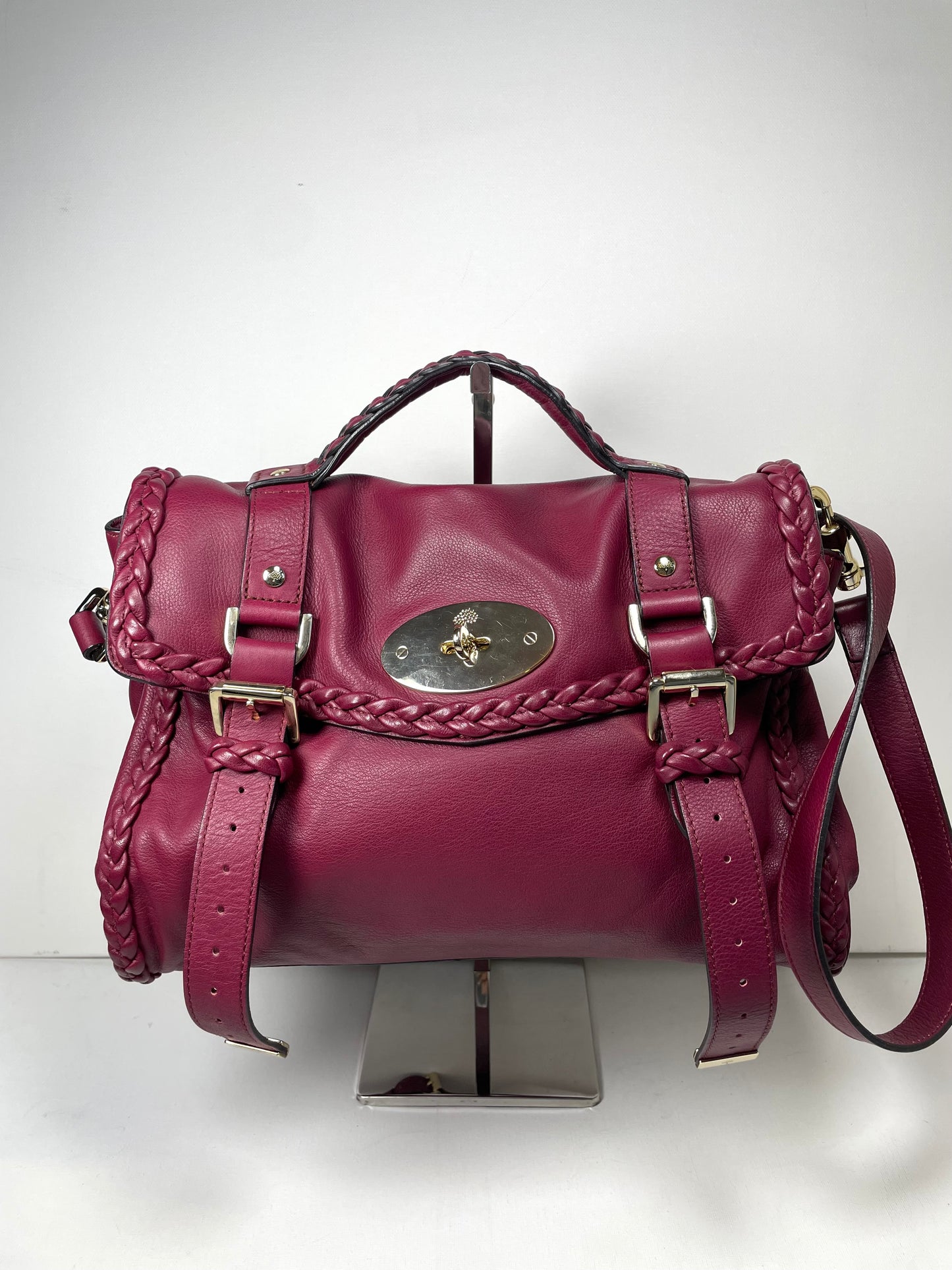 Preloved Mulberry Alexa Satchel Bag, Regular