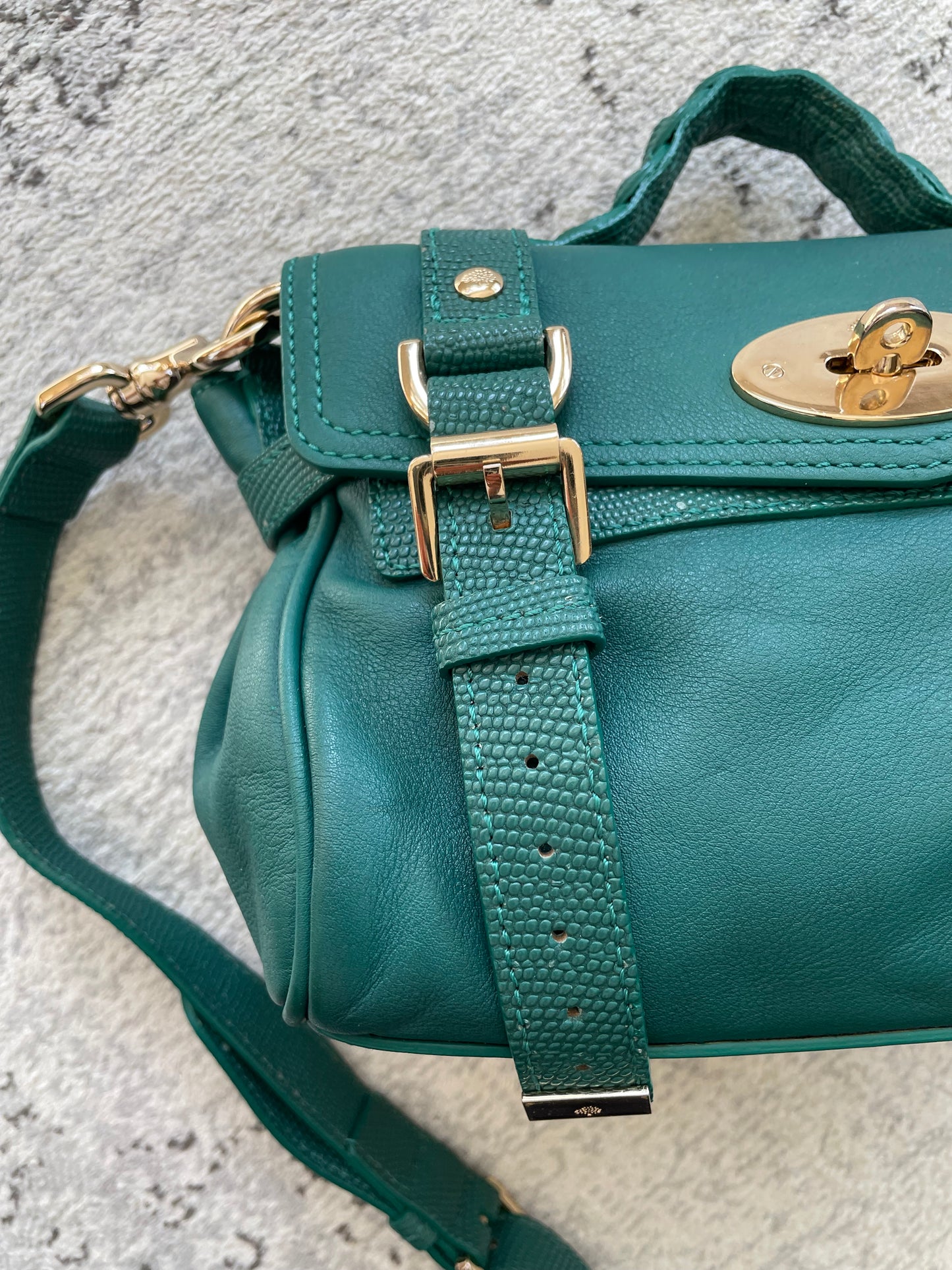 Preloved Mulberry Alexa Satchel Bag, Mini