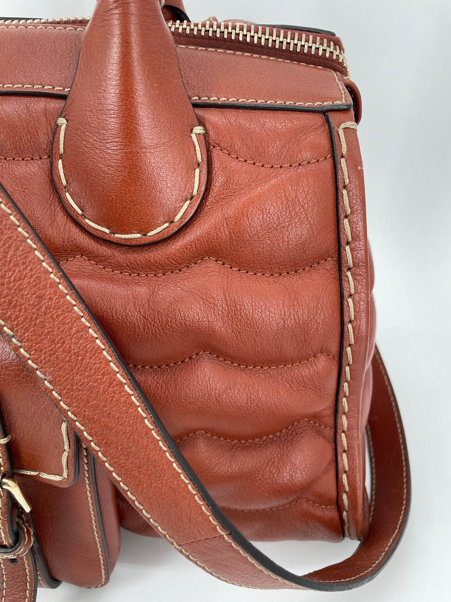 Preloved Chloe Edith Satchel Tote Bag, Medium