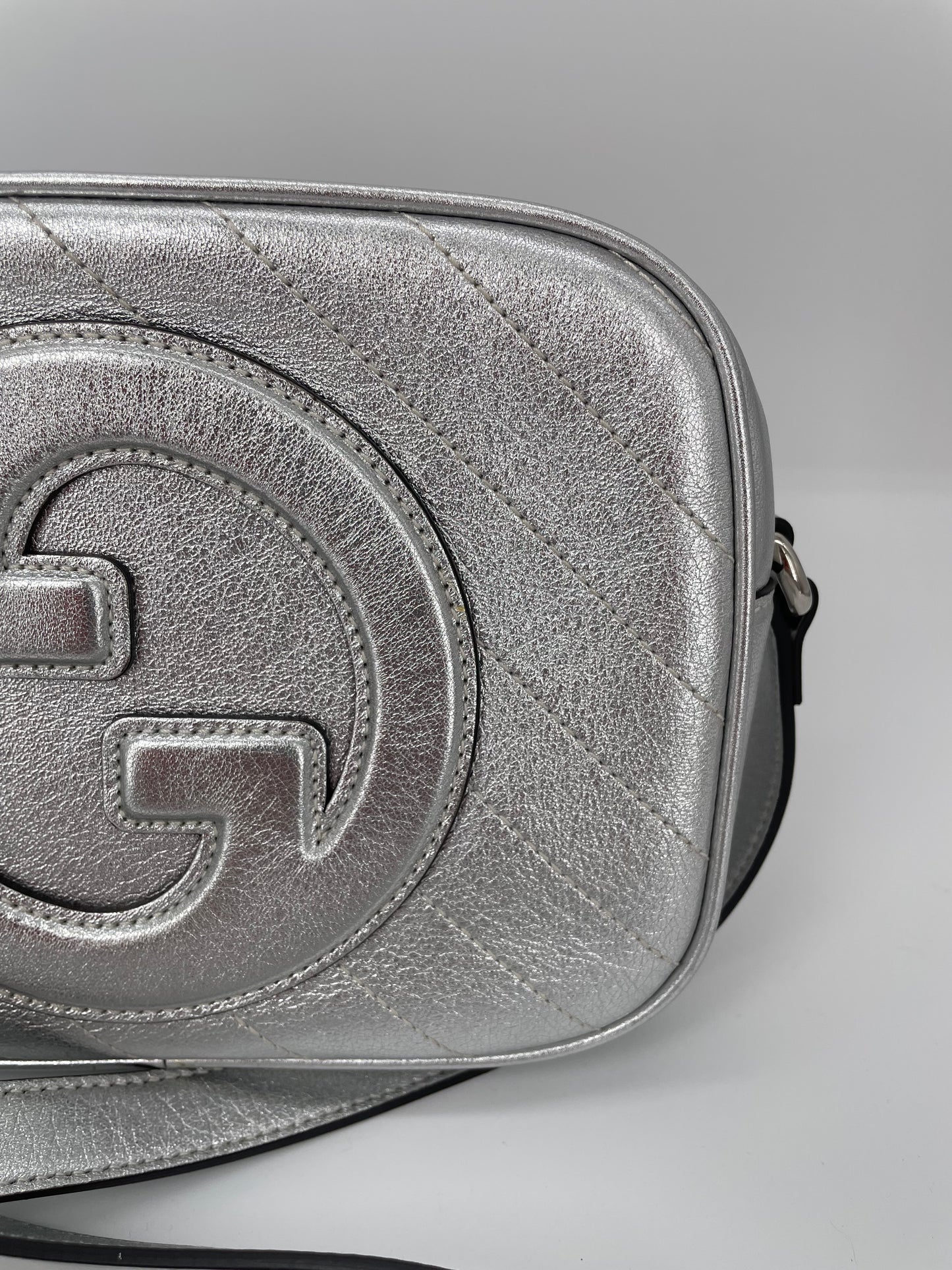 Preloved Gucci Blonde Crossbody Bag, Small