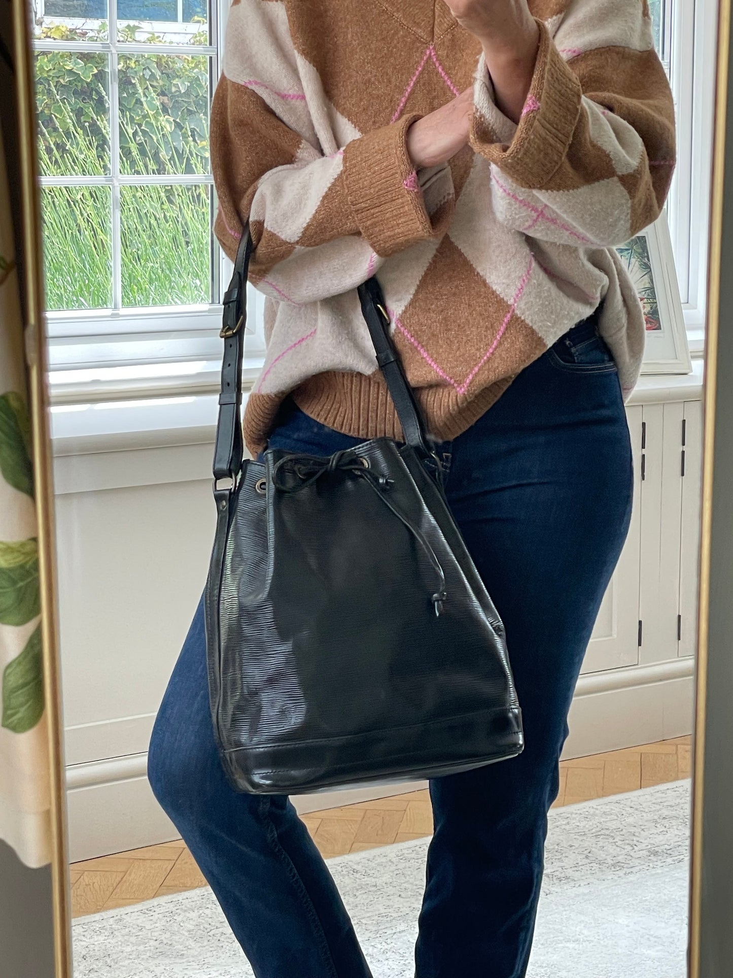 Preloved, Vintage Louis Vuitton Noe Bucket Bag, Large