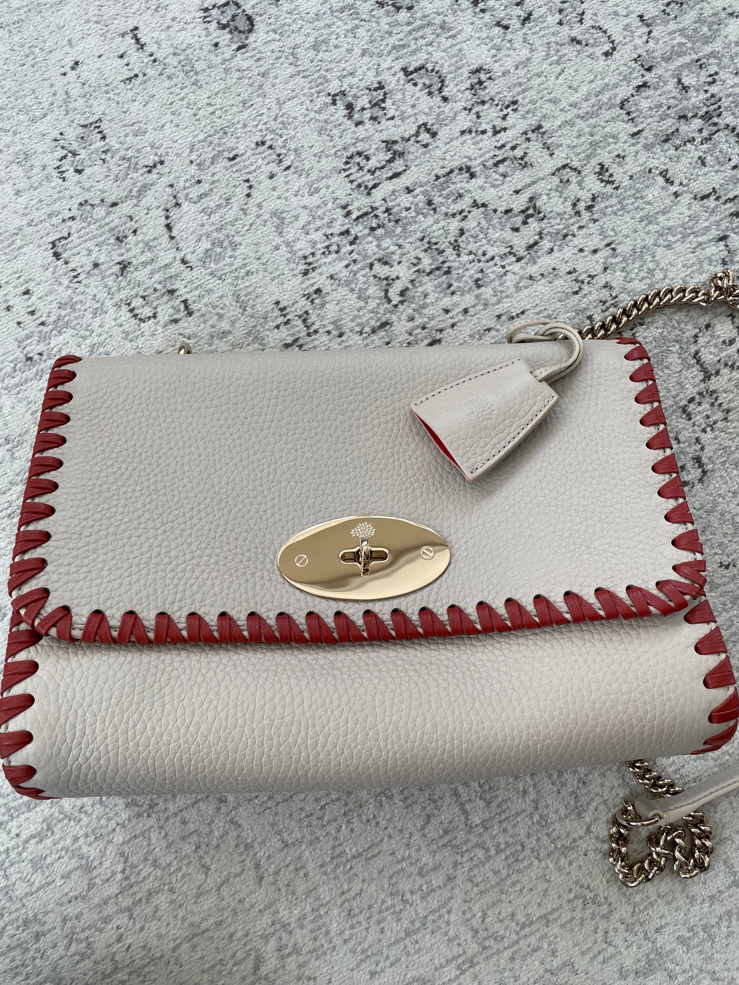 Preloved Mulberry Lily Shoulder Bag, Medium