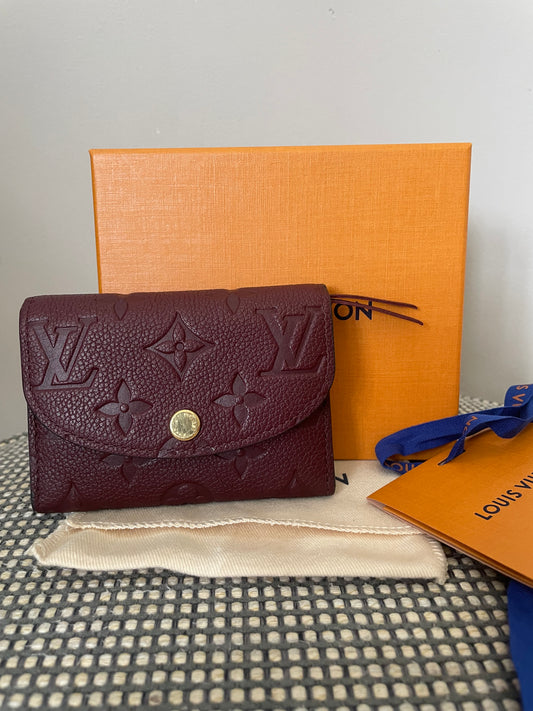 Preloved Louis Vuitton Rosalie Empreinte Compact Coin Wallet