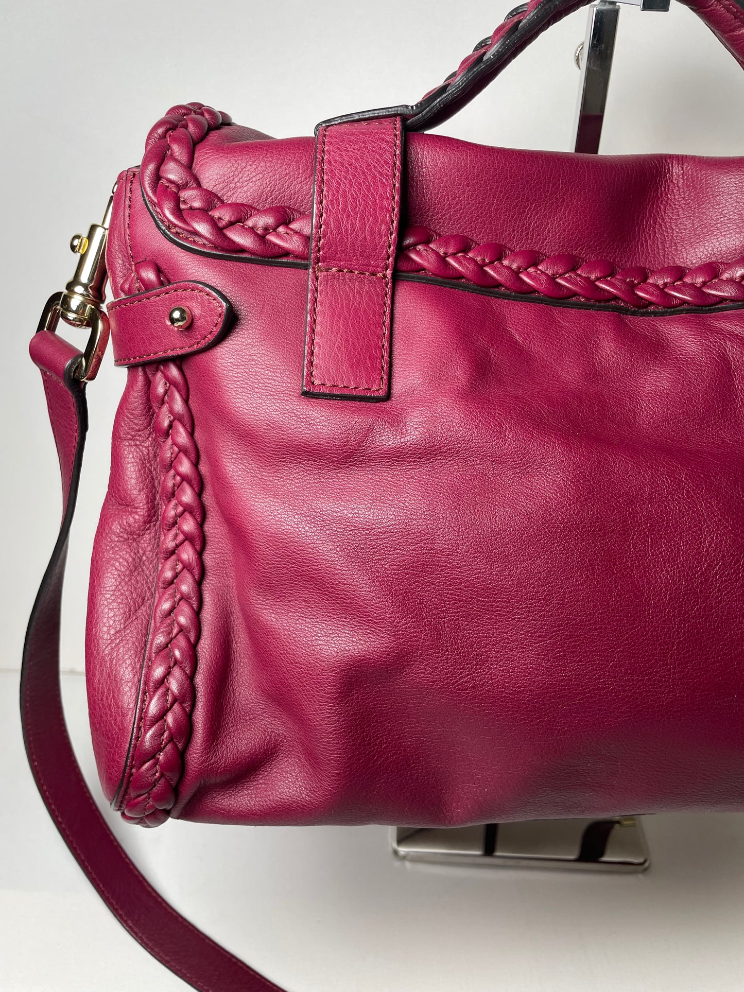 Preloved Mulberry Alexa Satchel Bag, Regular