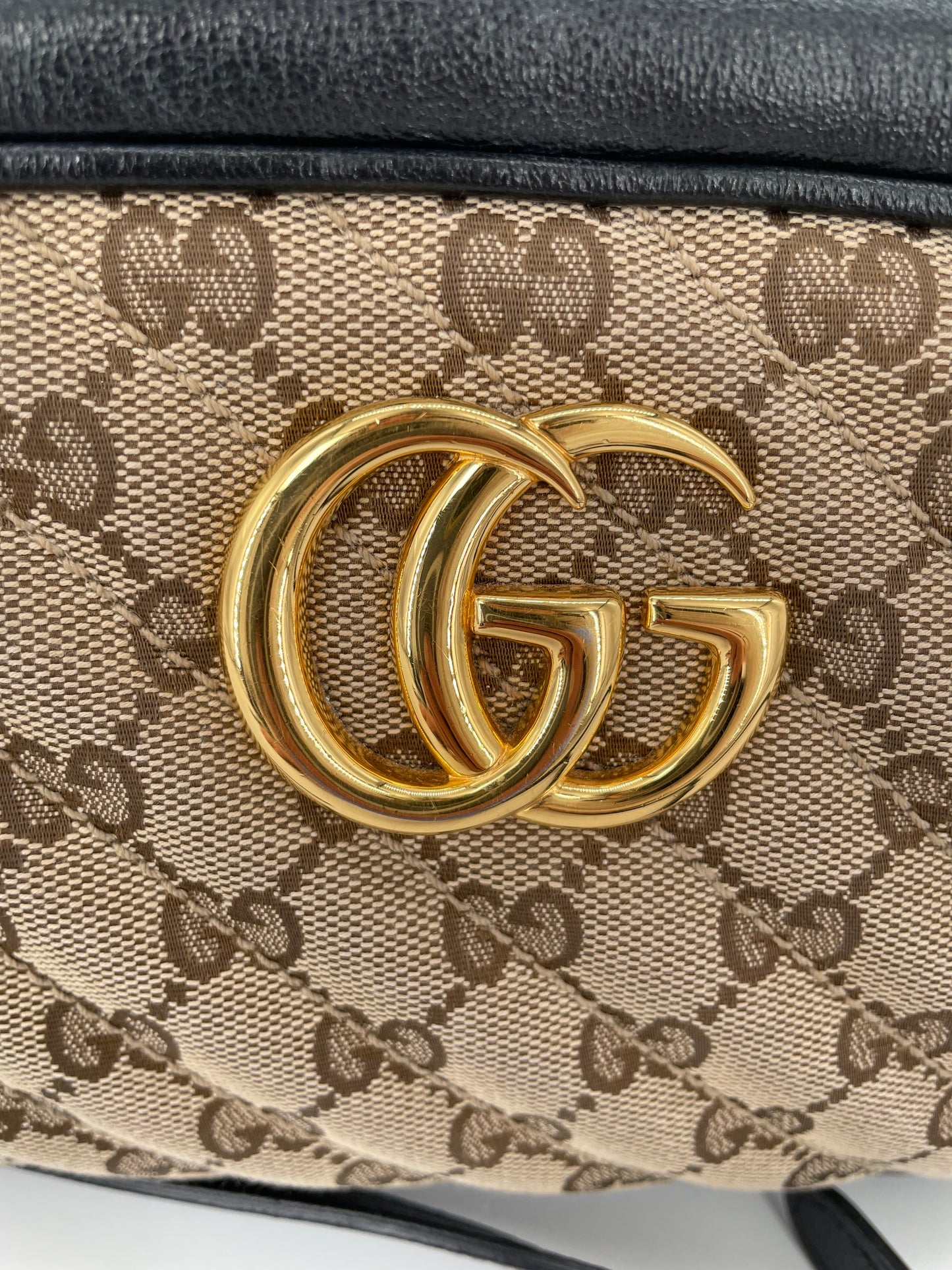 Preloved Gucci Matelasse Diagonal GG Marmont Bag, Small