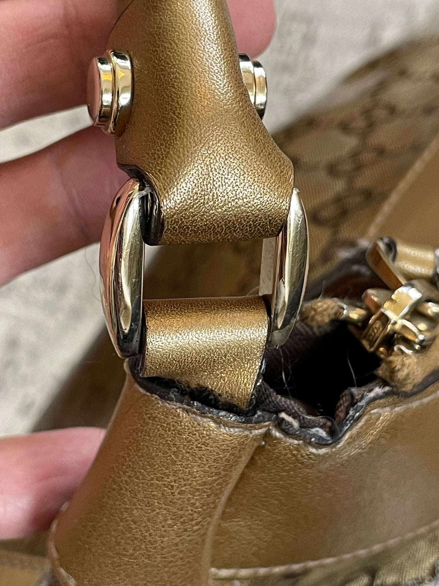 Preloved Gucci D-Ring Shoulder Bag