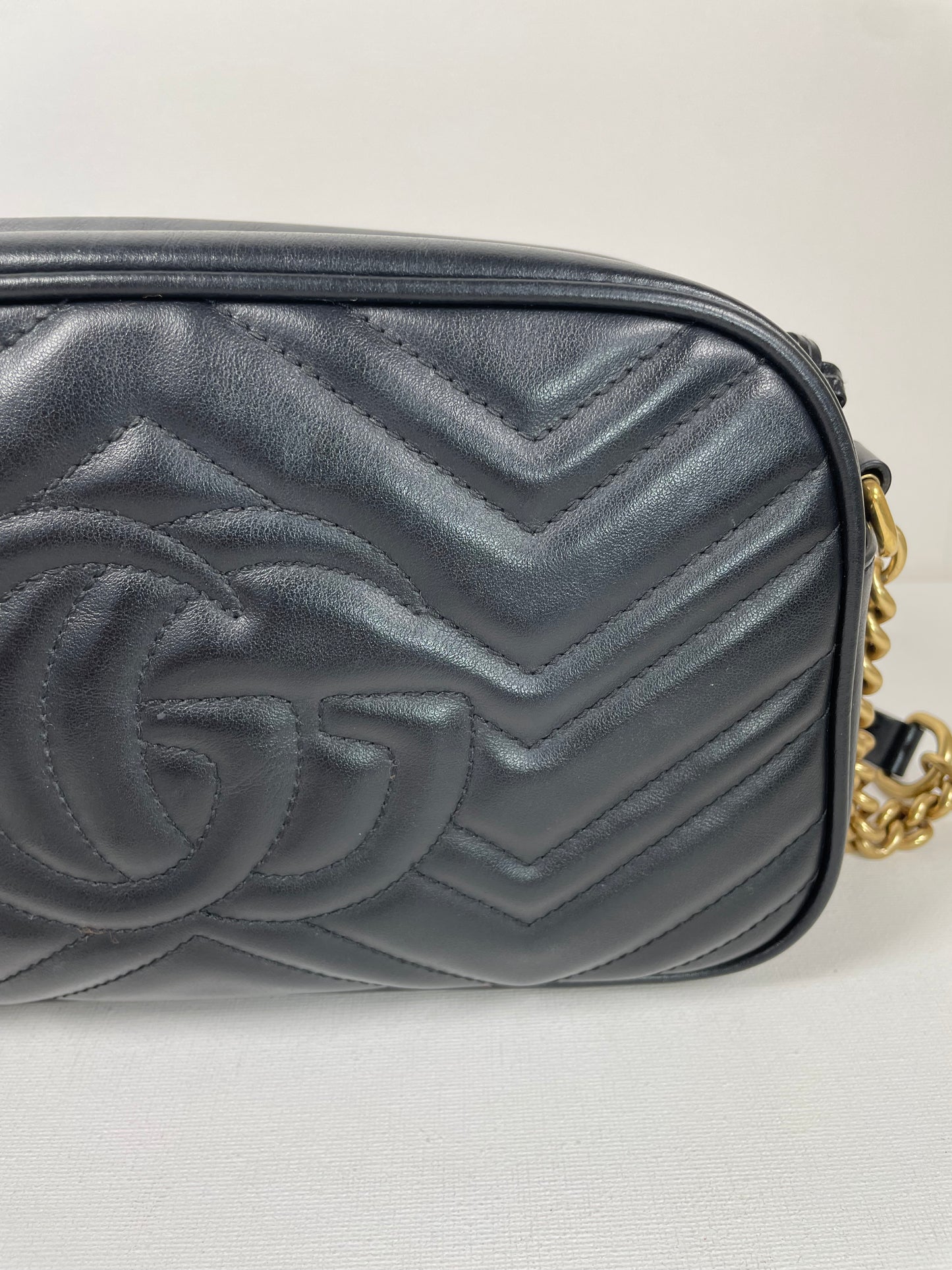 Preloved Gucci Marmont Shoulder Bag, Small