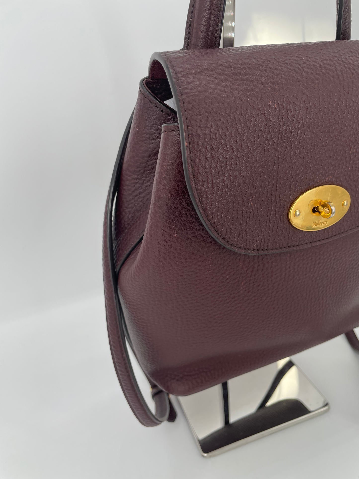 Preloved Mulberry Calfskin Bayswater Backpack, Mini