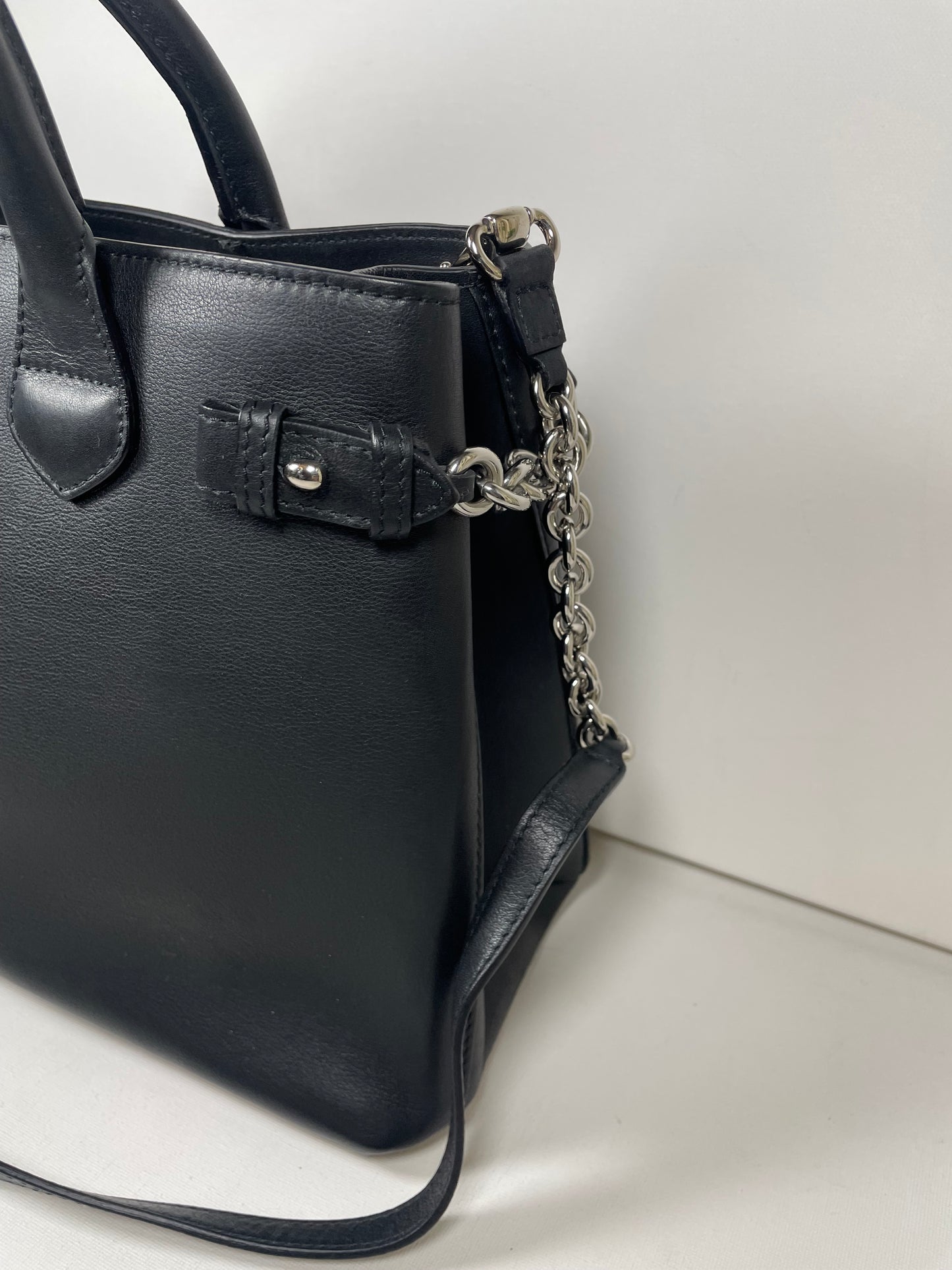 Preloved Burberry Banner Two Way Tote Bag, Medium