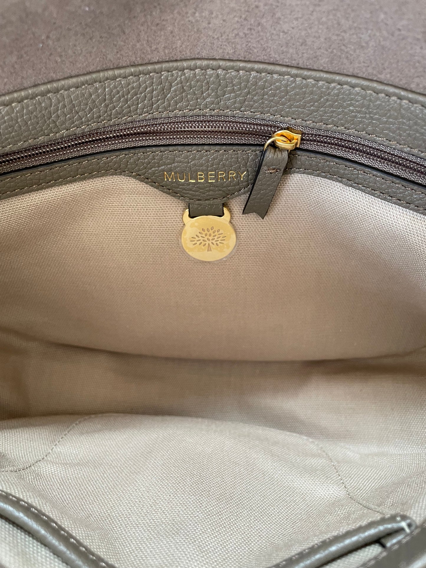 Preloved Mulberry Tessie Satchel Shoulder Bag