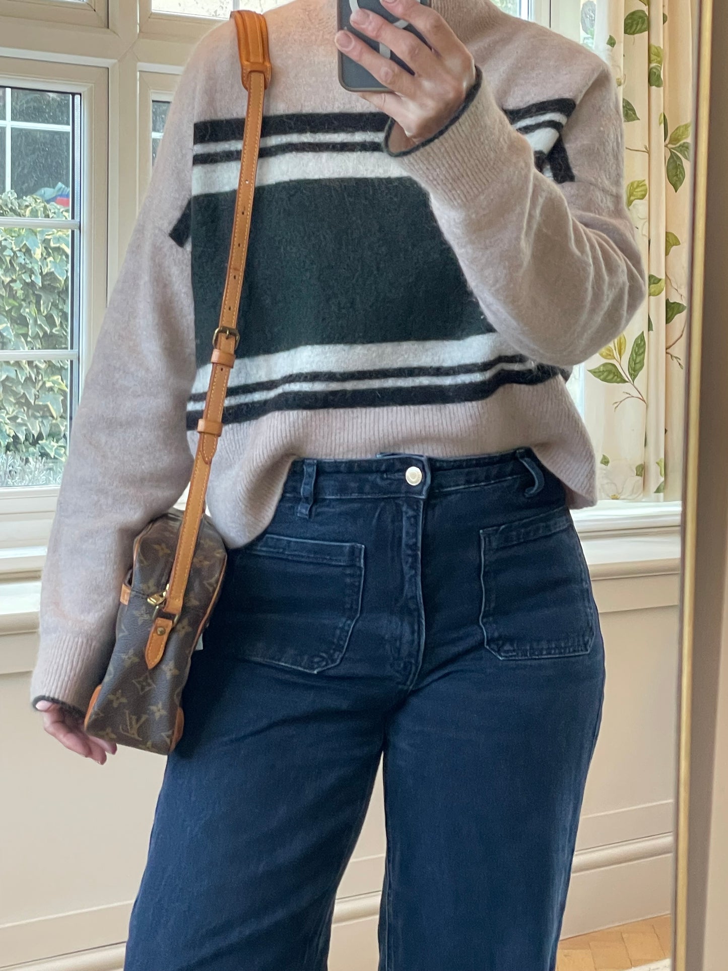 Preloved Vintage Louis Vuitton Canvas Trocadero Bag