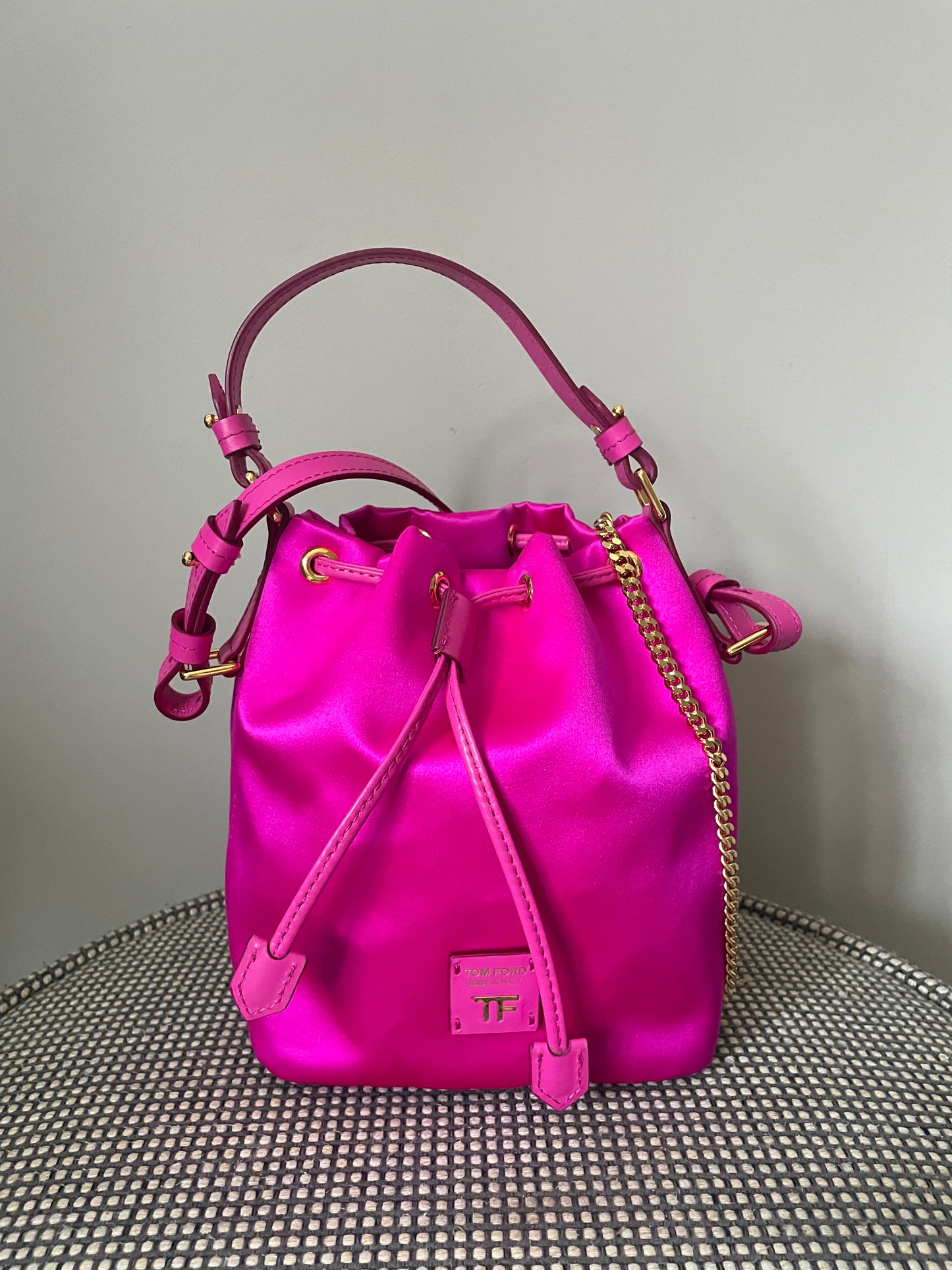 Preloved Tom Ford Disco Two Way Bucket Bag, Small