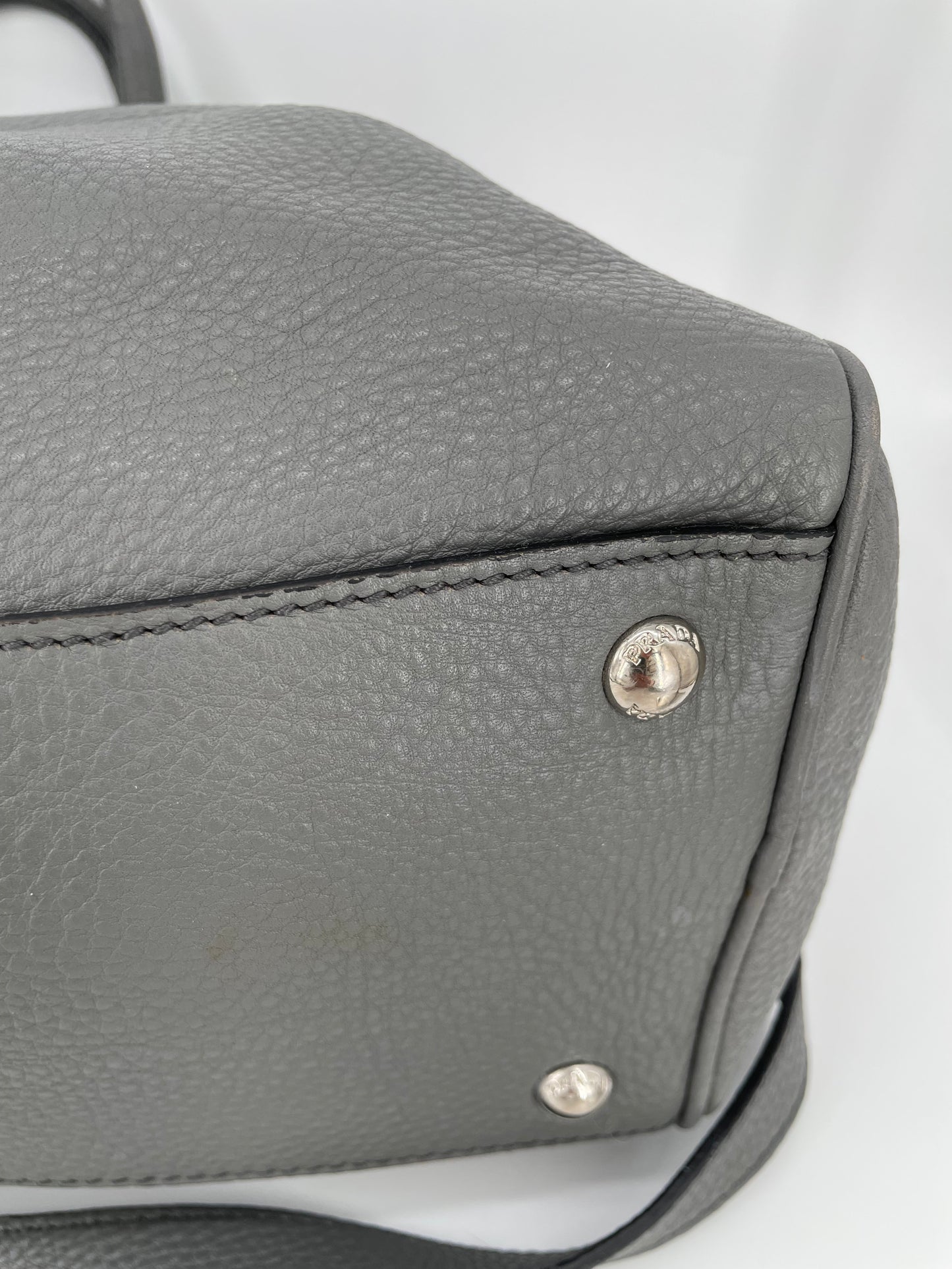 Preloved Prada Vitello Phenix Two Way Tote Bag, Large