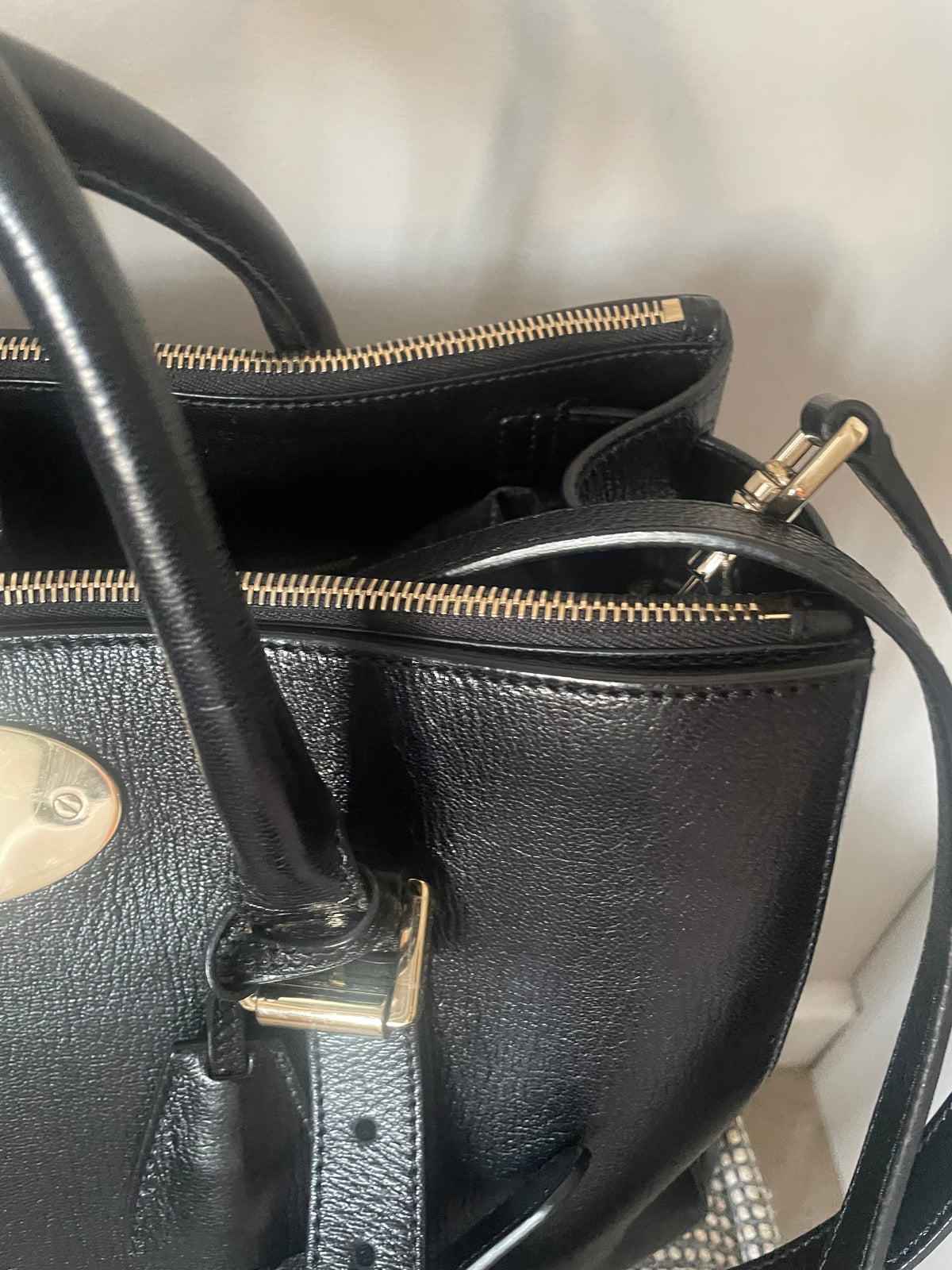 Preloved Mulberry Bayswater Double Zip Tote Bag, Large