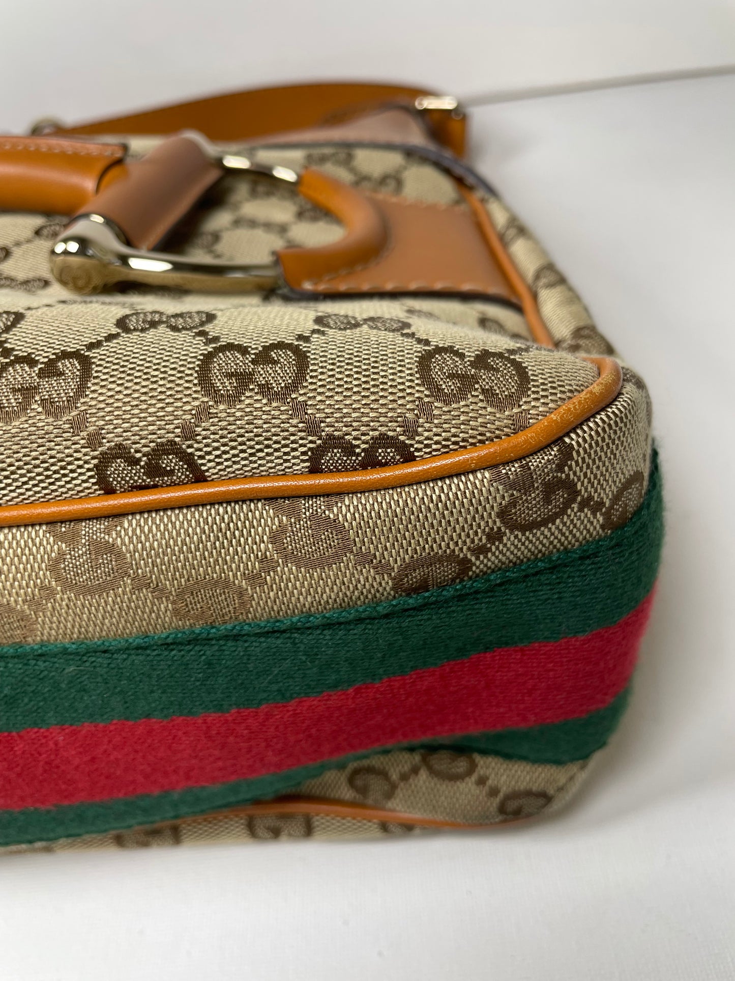 Preloved Gucci GG Heritage Horsebit Hobo Bag