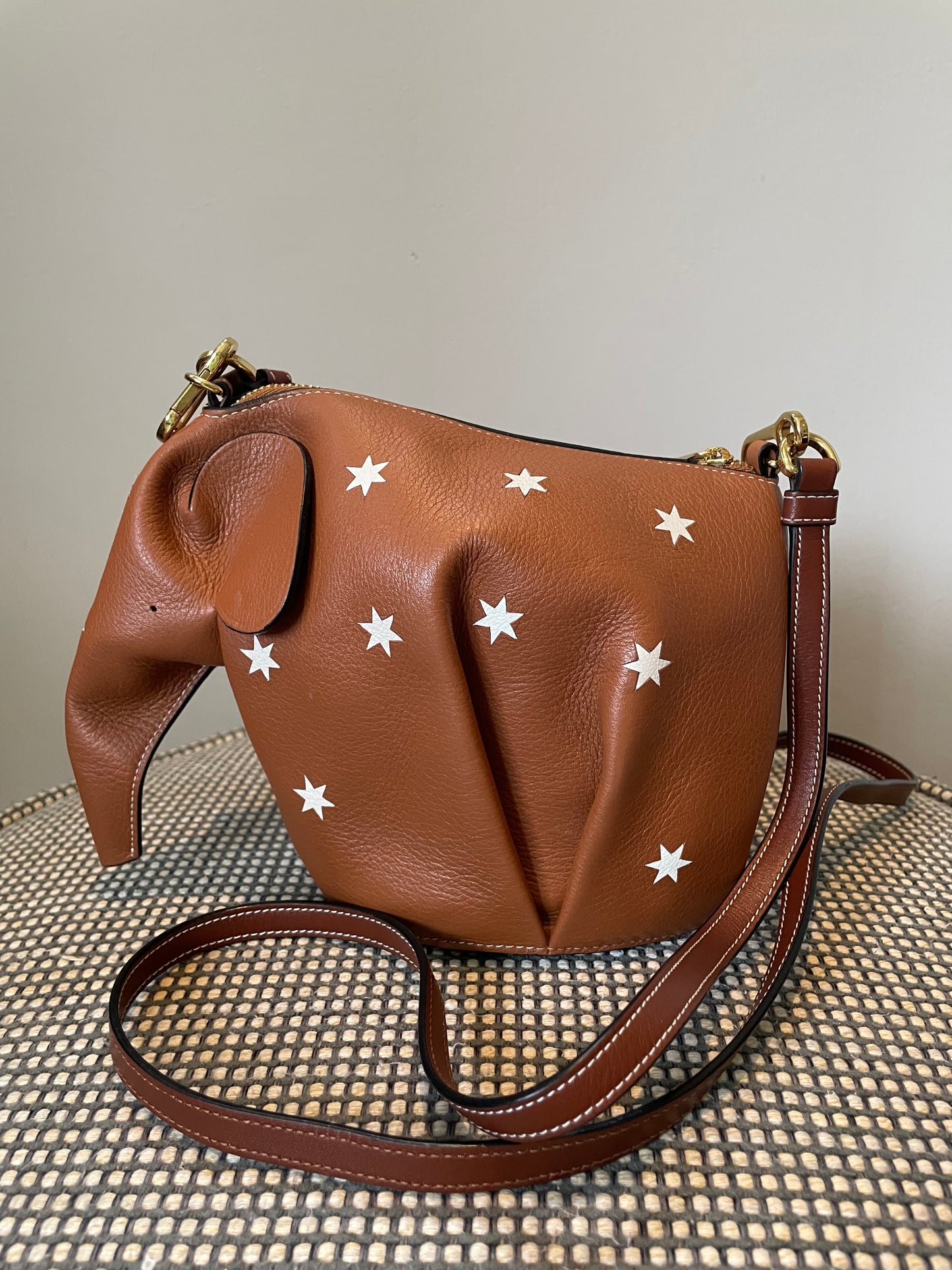 Preloved Loewe Mini Star Elephant Crossbody Bag