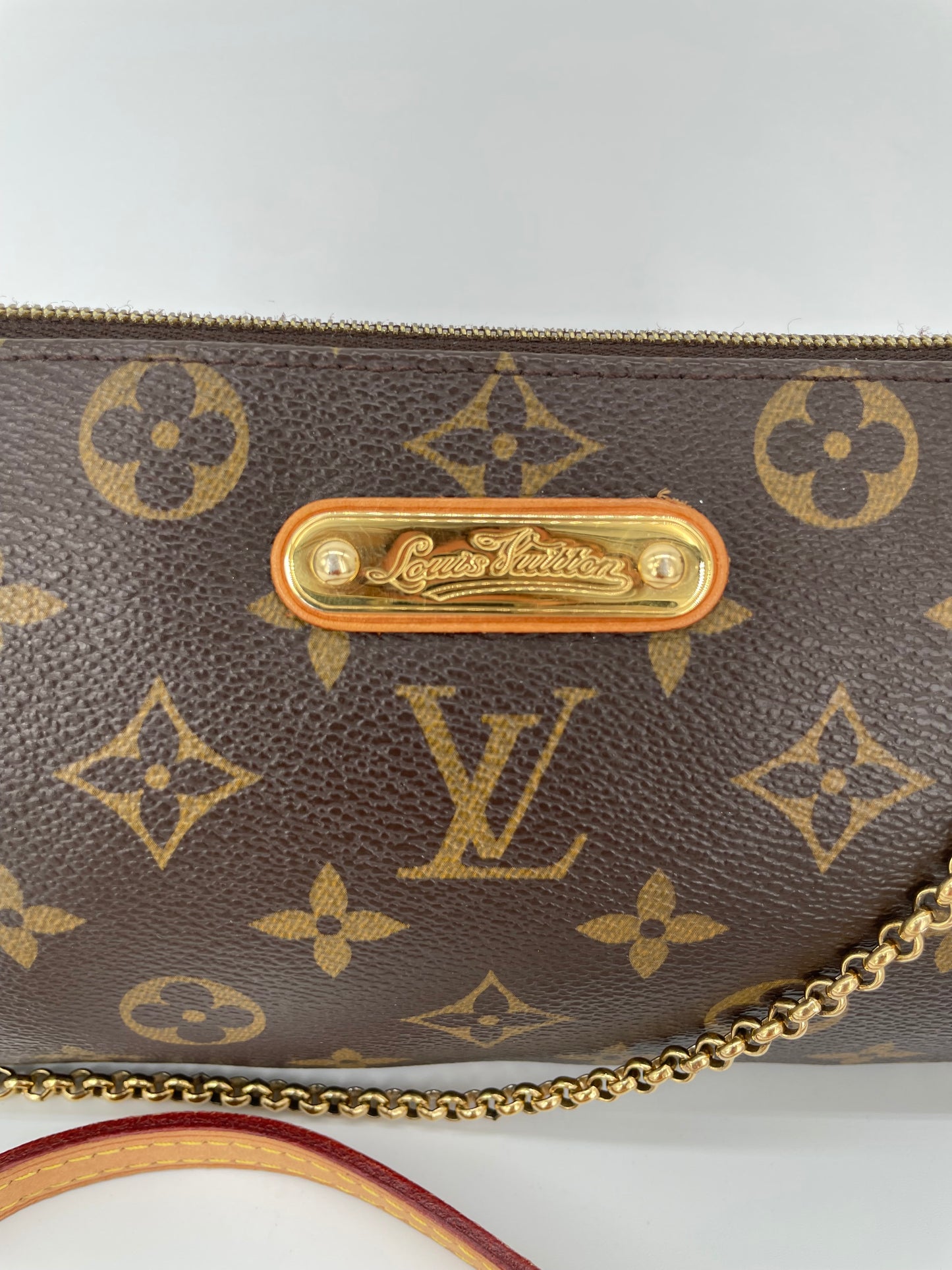 Preloved Louis Vuitton Monogram Canvas Eva Clutch/Crossbody Bag