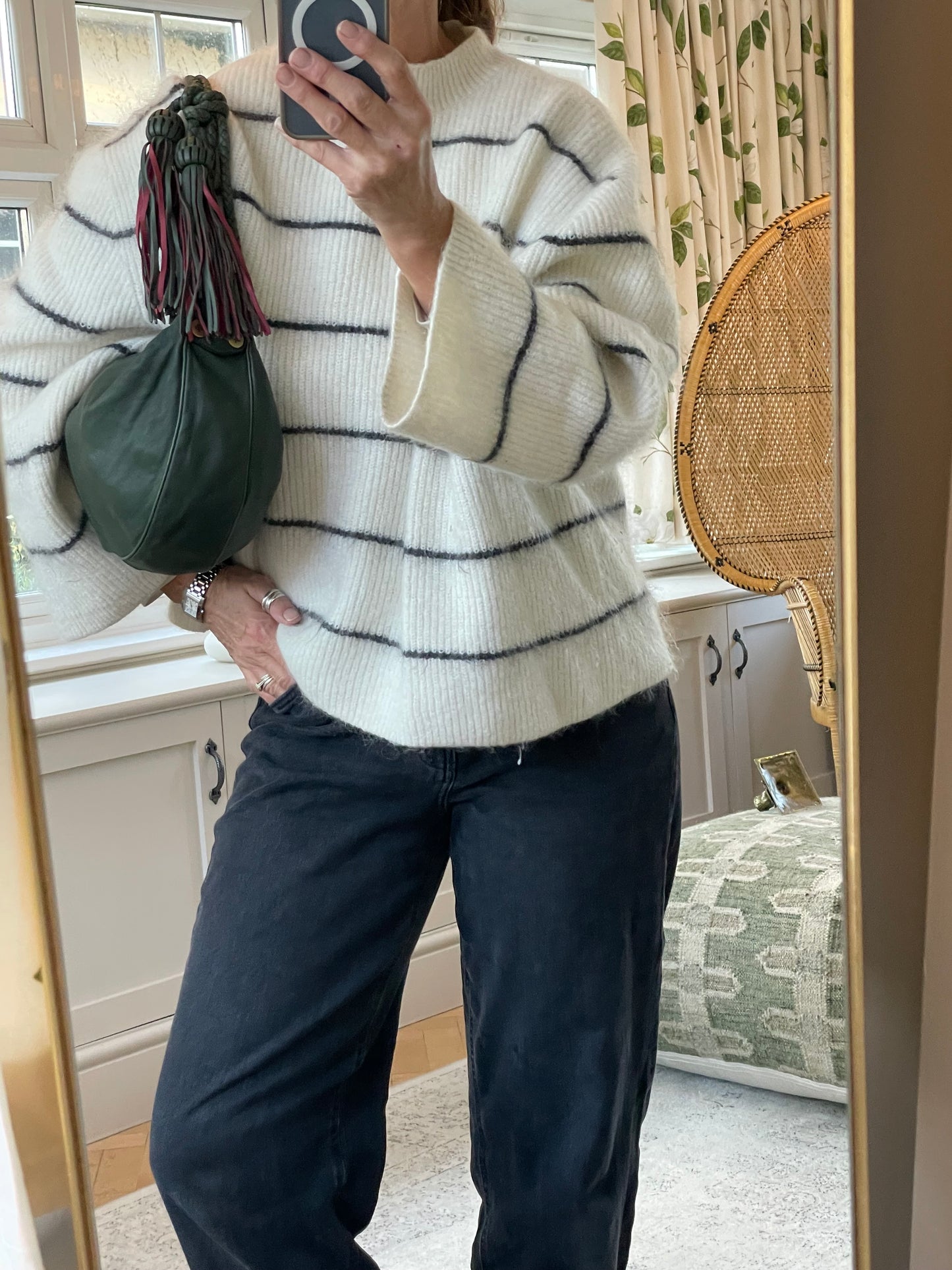 Preloved Vintage Mulberry Araline Hobo bag