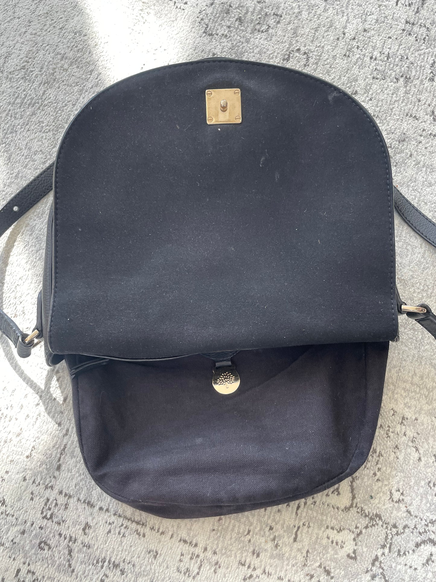 Preloved Mulberry Tessie Satchel shoulder Bag