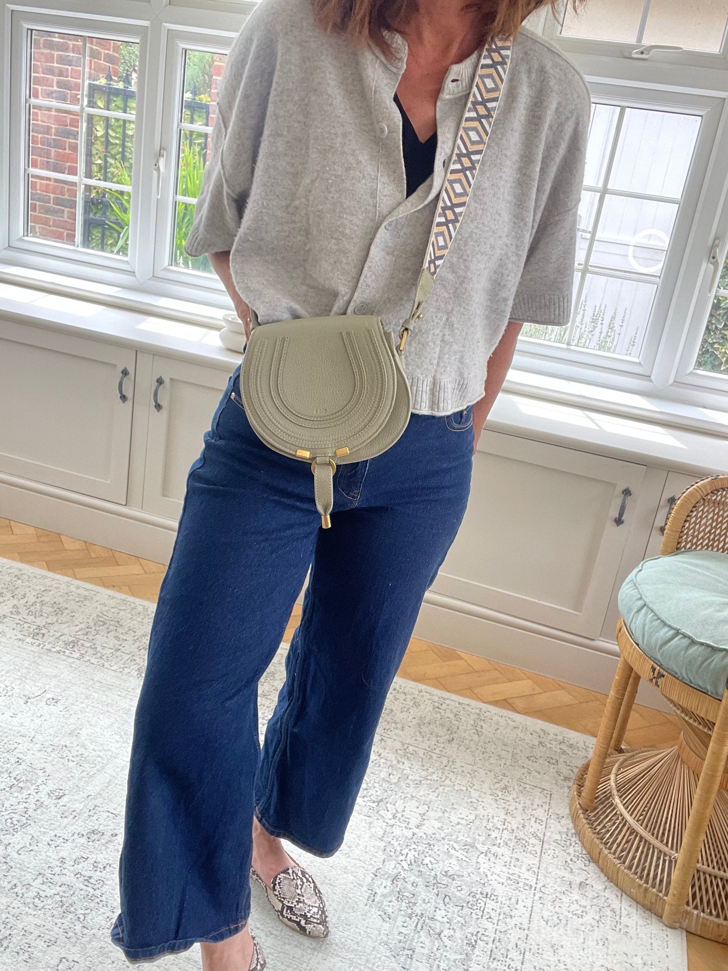 Preloved Chloe Marcie Saddle Crossbody Bag, Small
