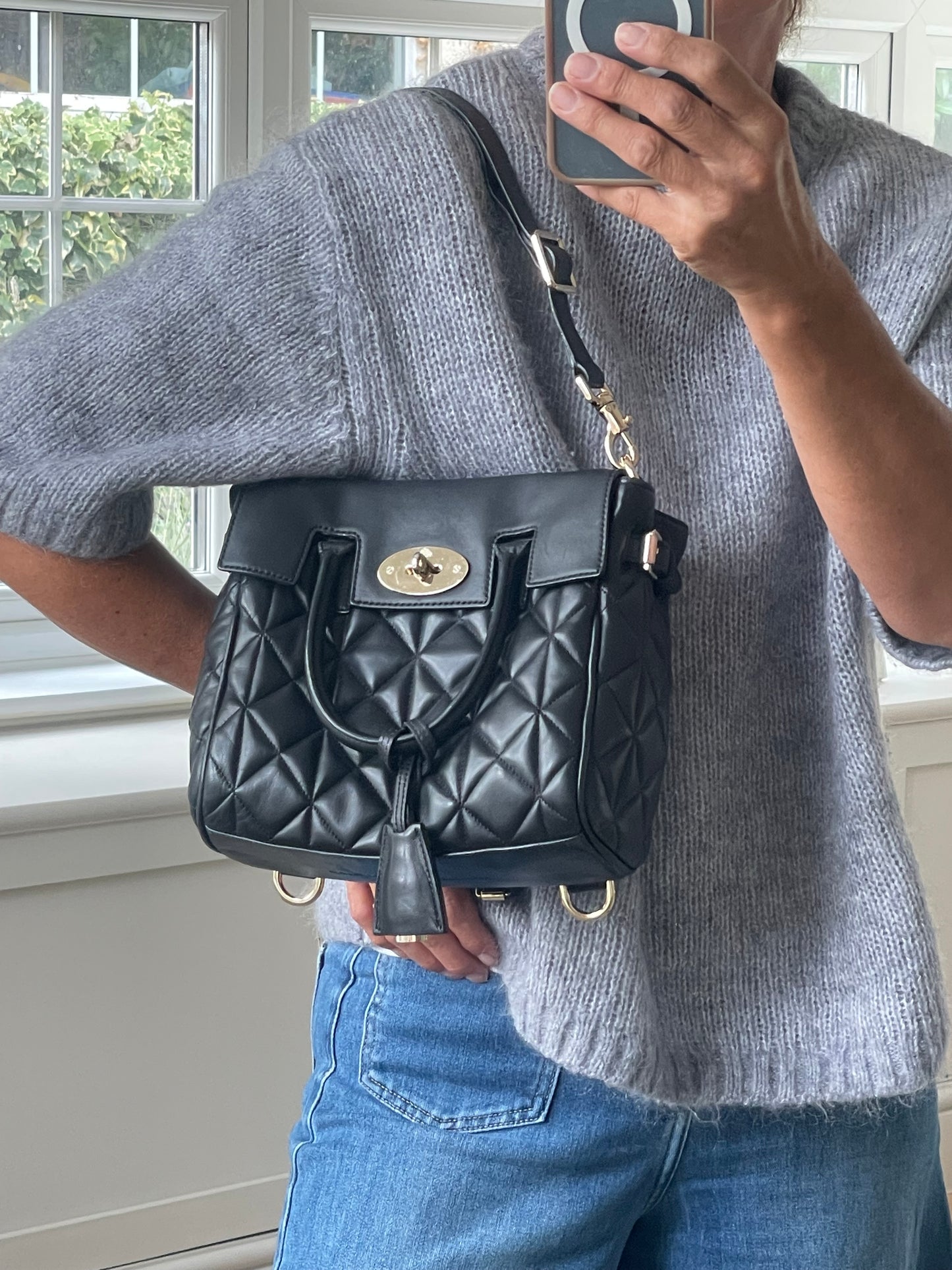 Preloved Mulberry Cara Delevingne Mini Backpack