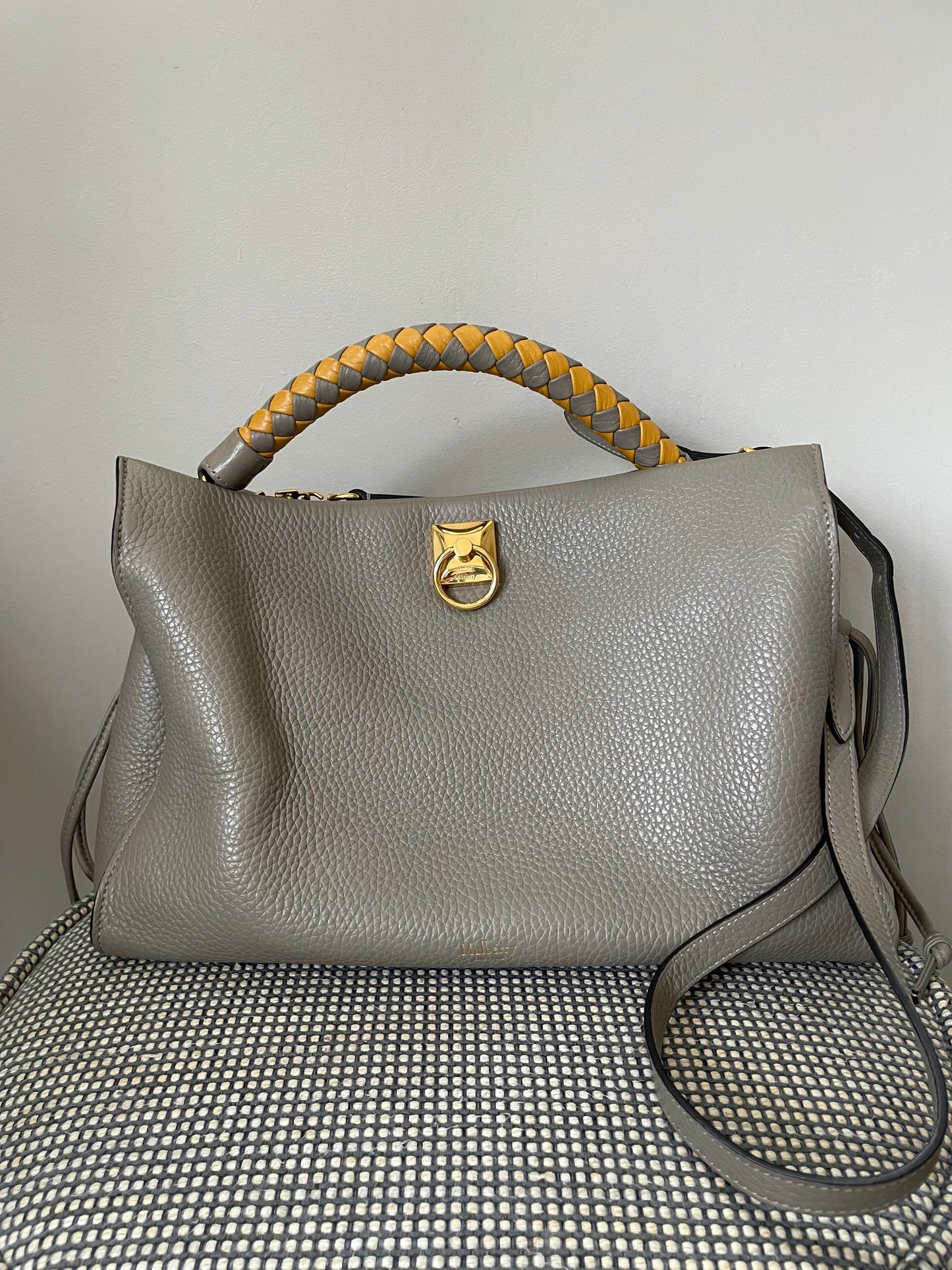 Preloved Mulberry Iris Two Way Tote, Large