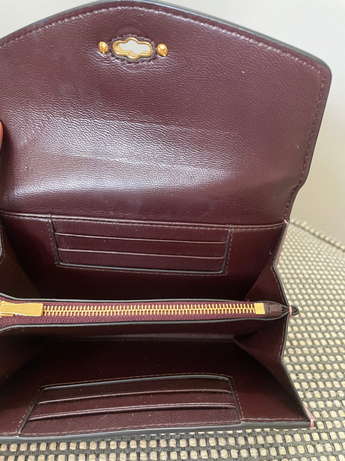 Preloved Mulberry Darley Folded Multi Wallet