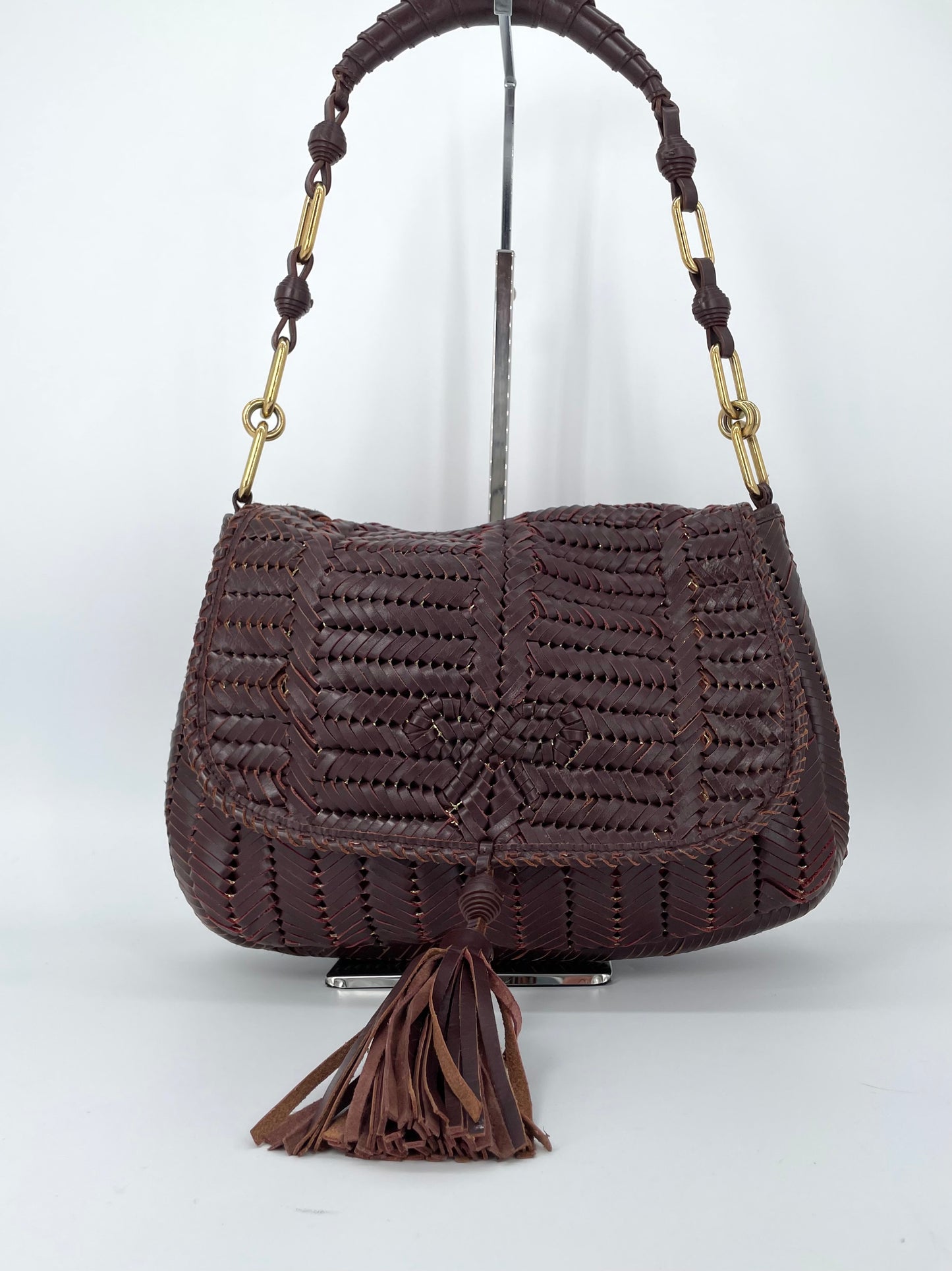 Preloved Anya Hindmarch Neeson Tassel Shoulder Bag