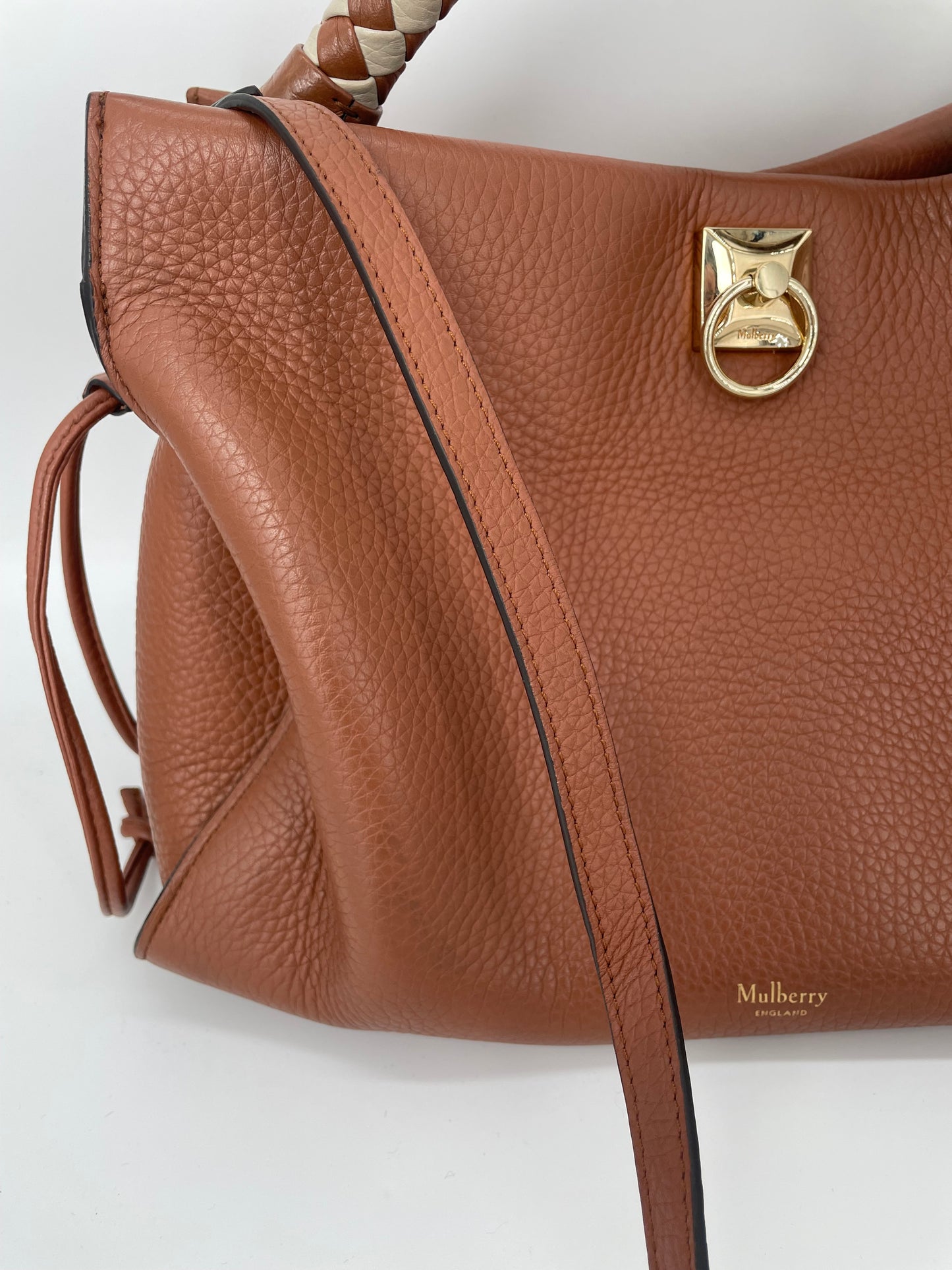 Preloved Mulberry Iris Top Handle Tote Bag, Large