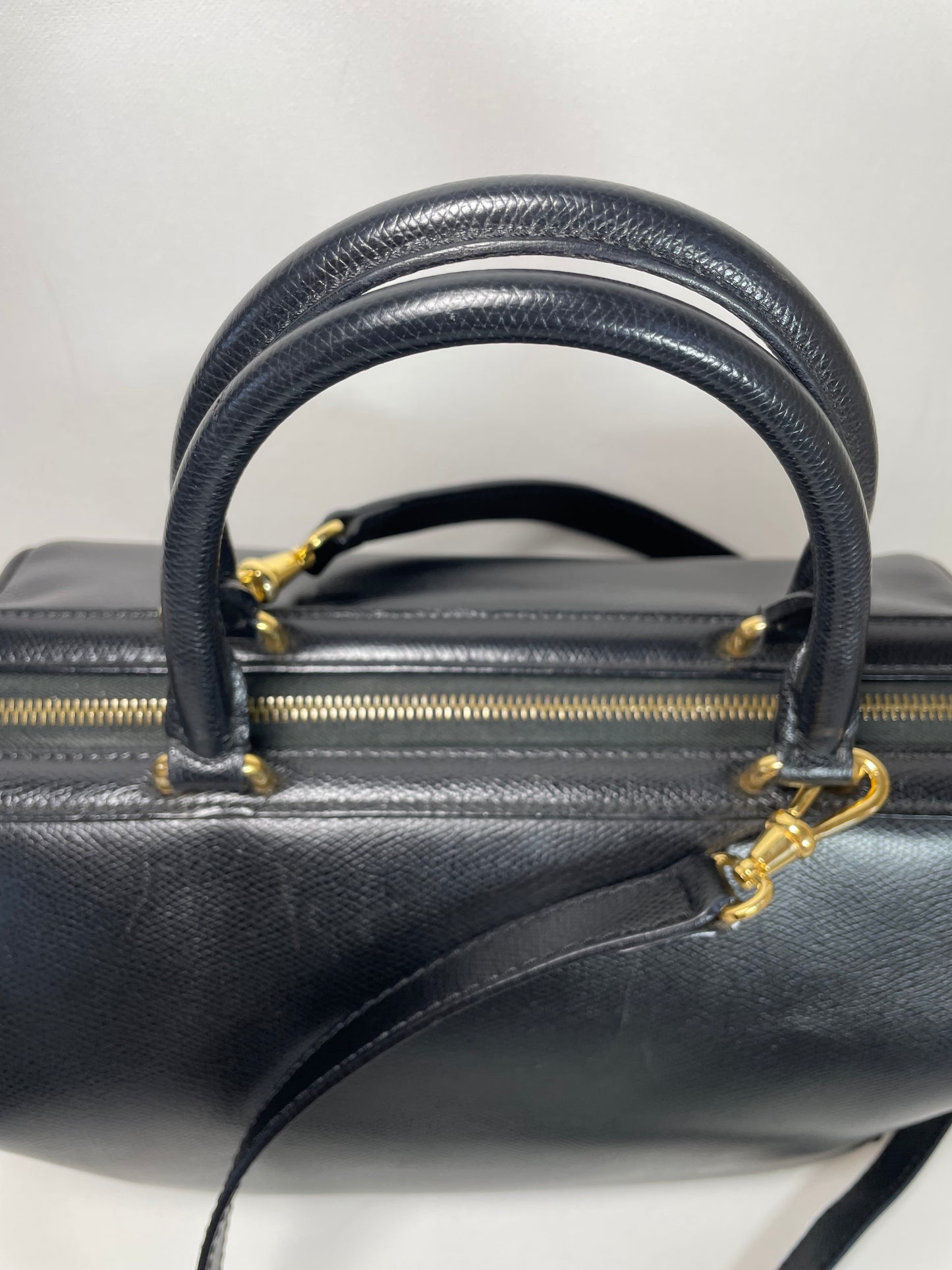 Preloved, Vintage Celine Boston Bag with Long Strap