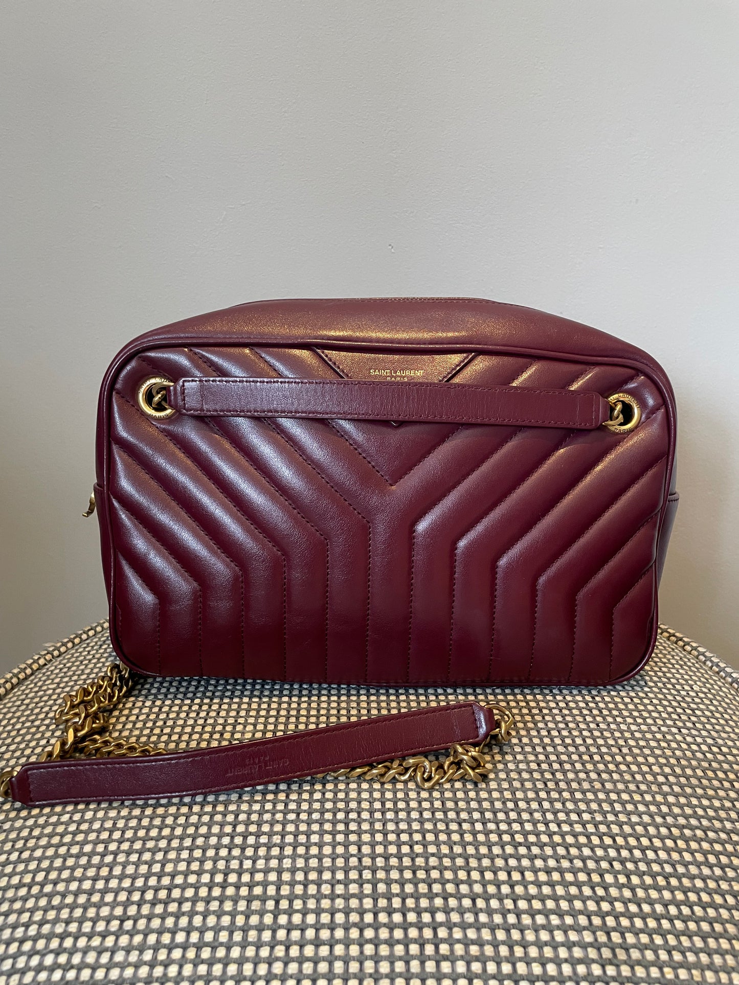 Preloved Saint Laurent Joan Camera Crossbody Bag, Medium