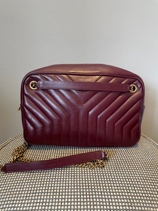 Preloved Saint Laurent Joan Camera Crossbody Bag, Medium