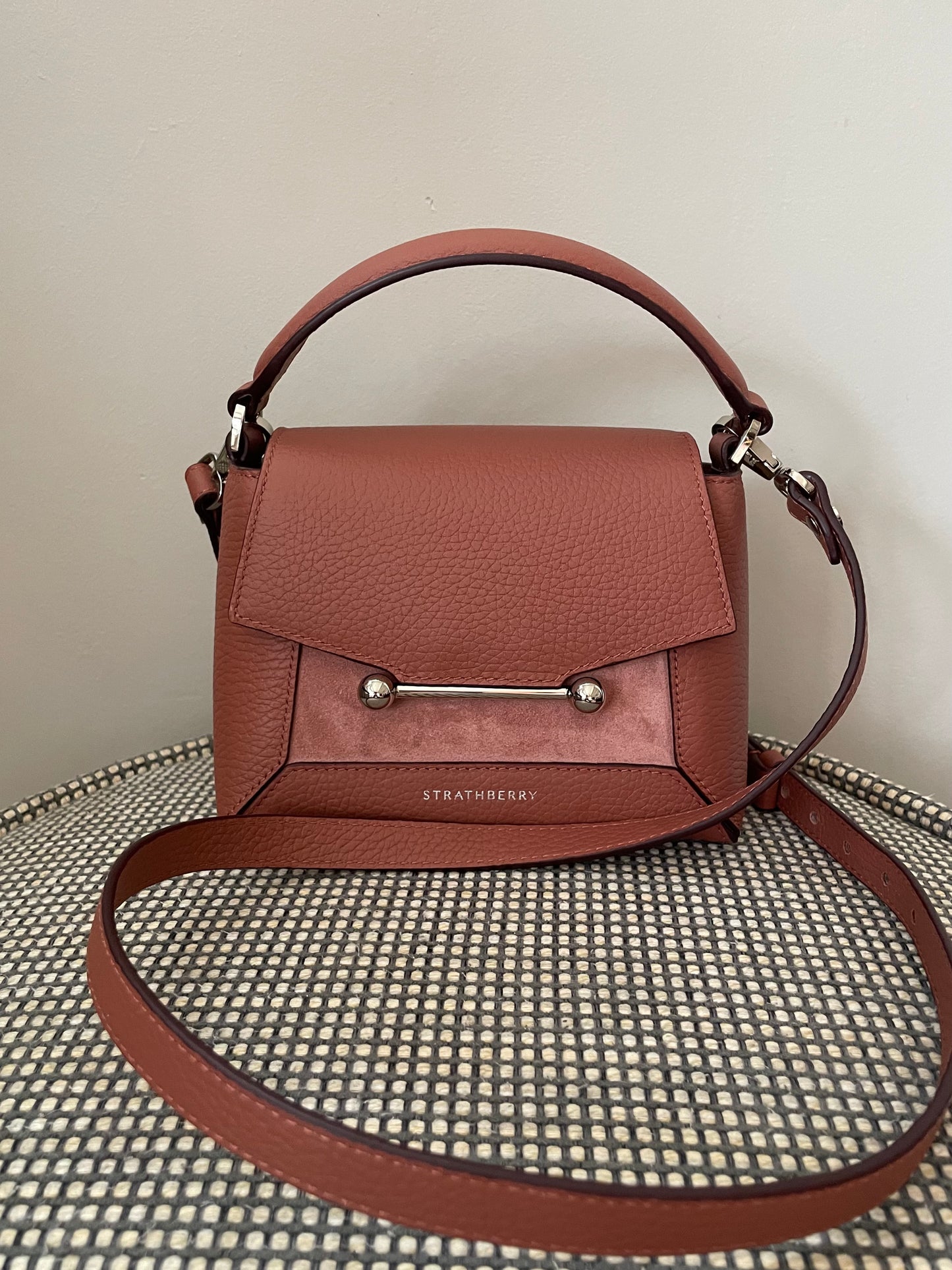 Preloved Strathberry Mosaic Nano Crossbody Bag