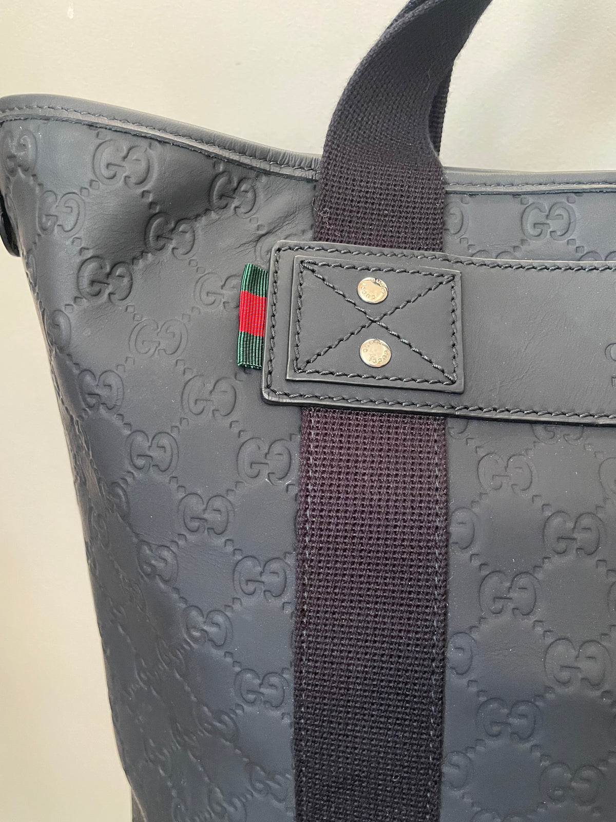 Preloved Gucci Guccissima Shoulder Tote Bag