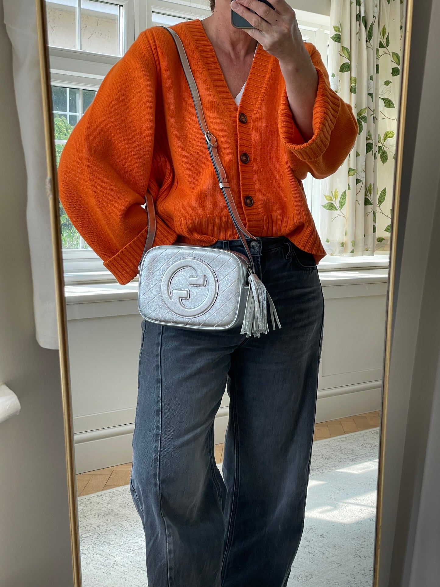 Preloved Gucci Blonde Crossbody Bag, Small