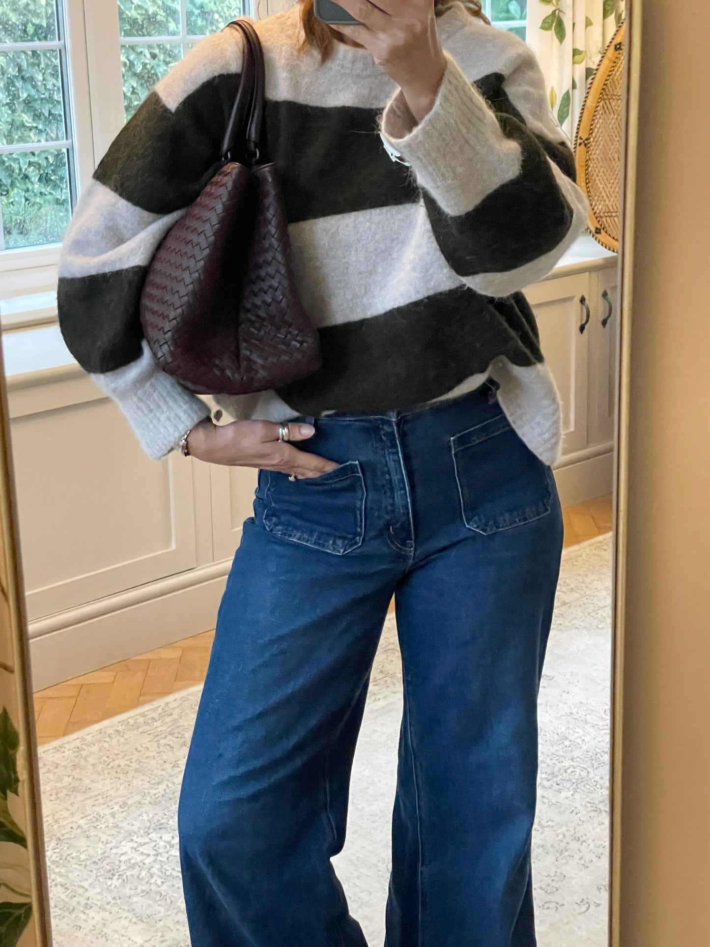 Preloved Bottega Veneta Milano Tote Bag, Medium