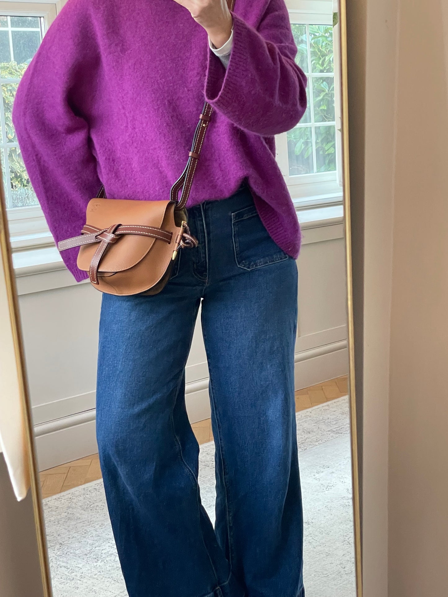 Preloved Loewe Gate Crossbody Bag, Small