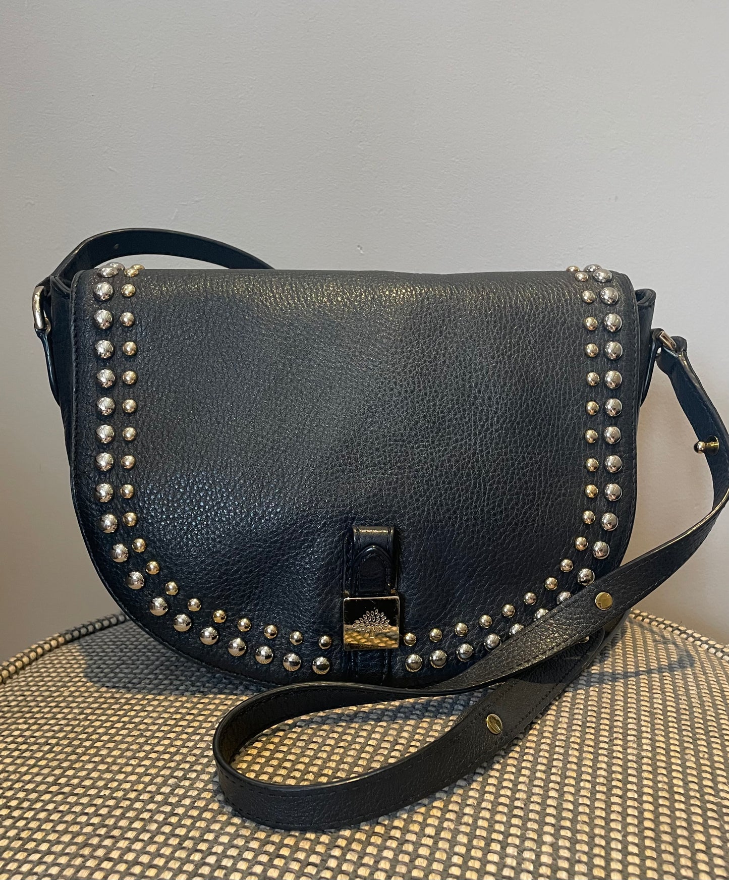 Preloved Mulberry Tessie Satchel shoulder Bag