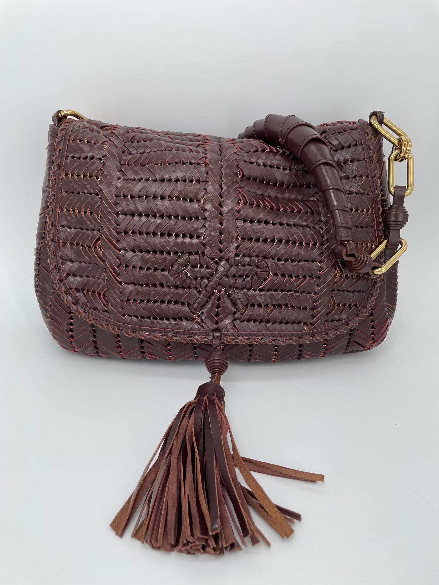 Preloved Anya Hindmarch Neeson Tassel Shoulder Bag