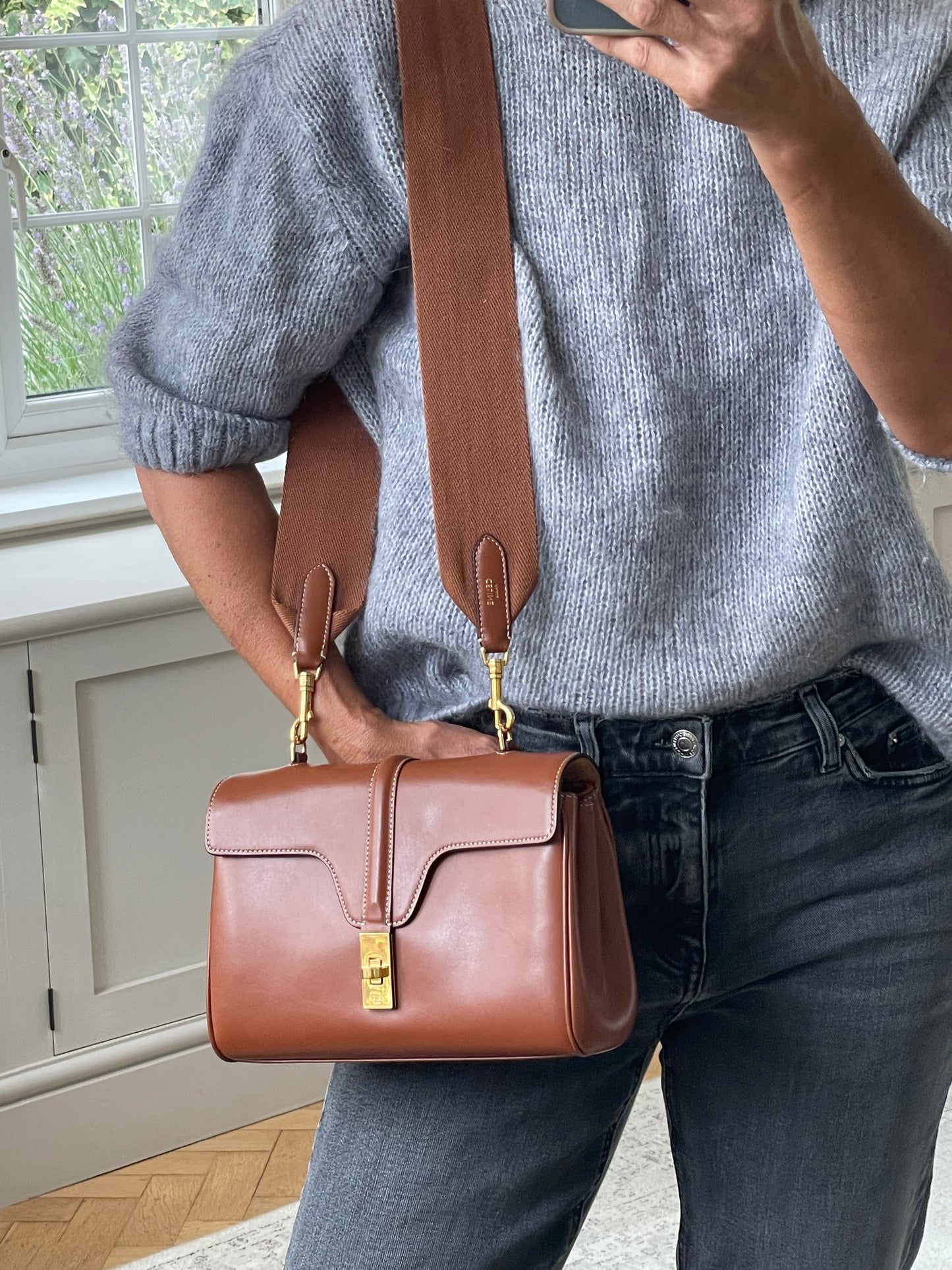 Preloved Celine Teen Soft 16 Shoulder Bag