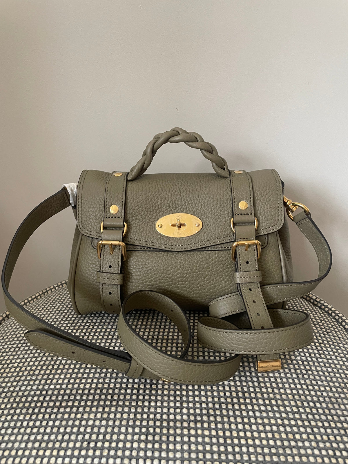 Preloved Mulberry Alexa Satchel Bag, Mini