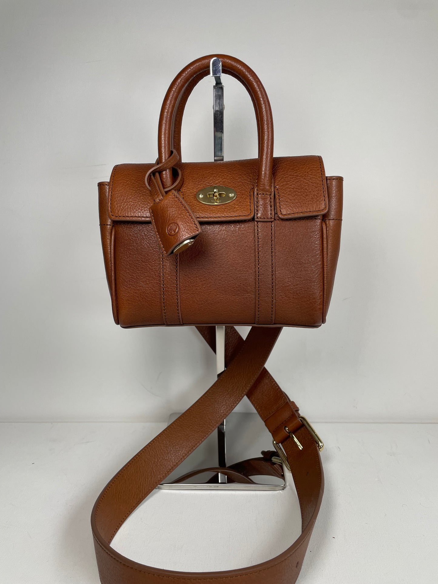 Preloved Mulberry Bayswater Satchel Bag, Mini